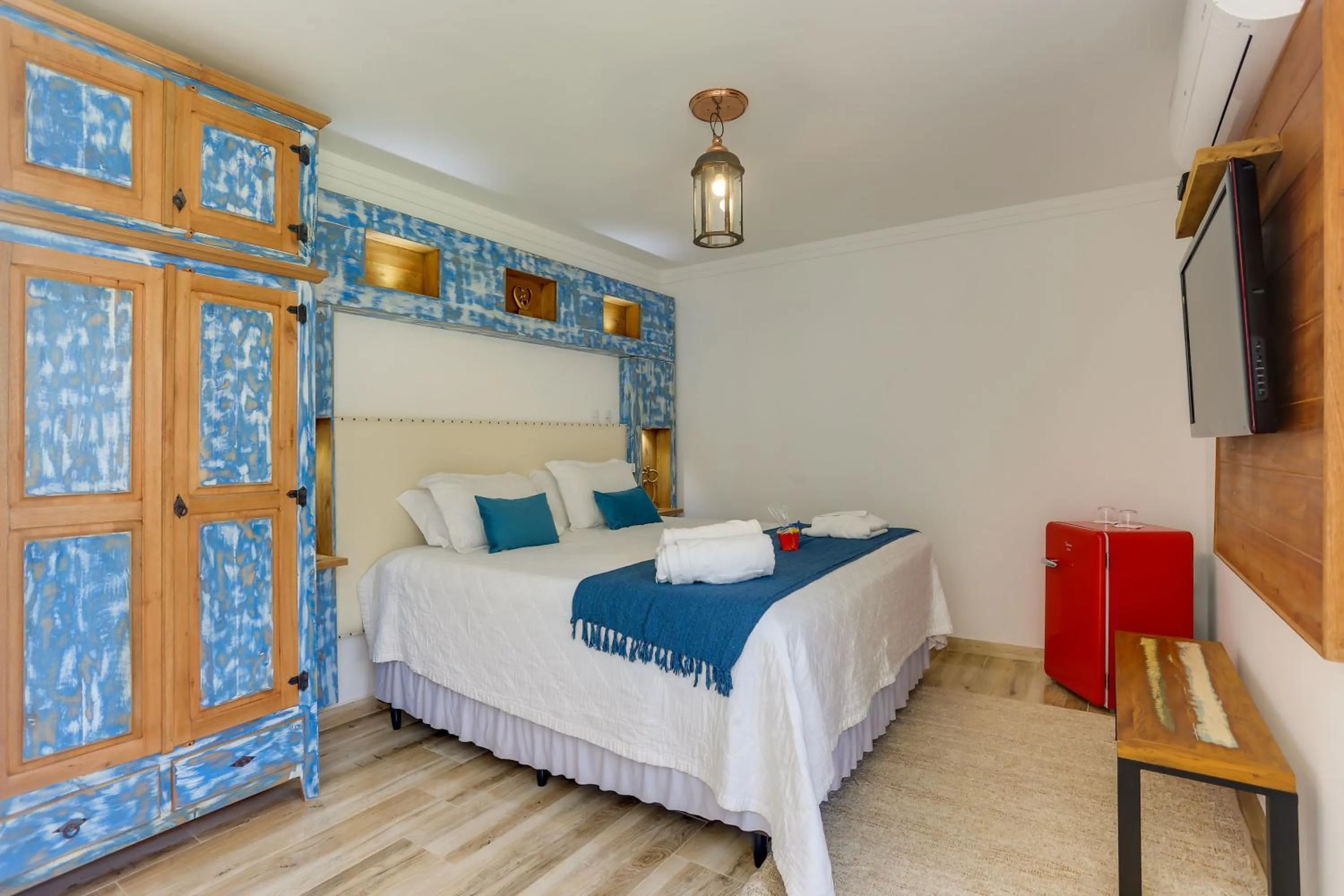 Bed in Pousada Trem Chic