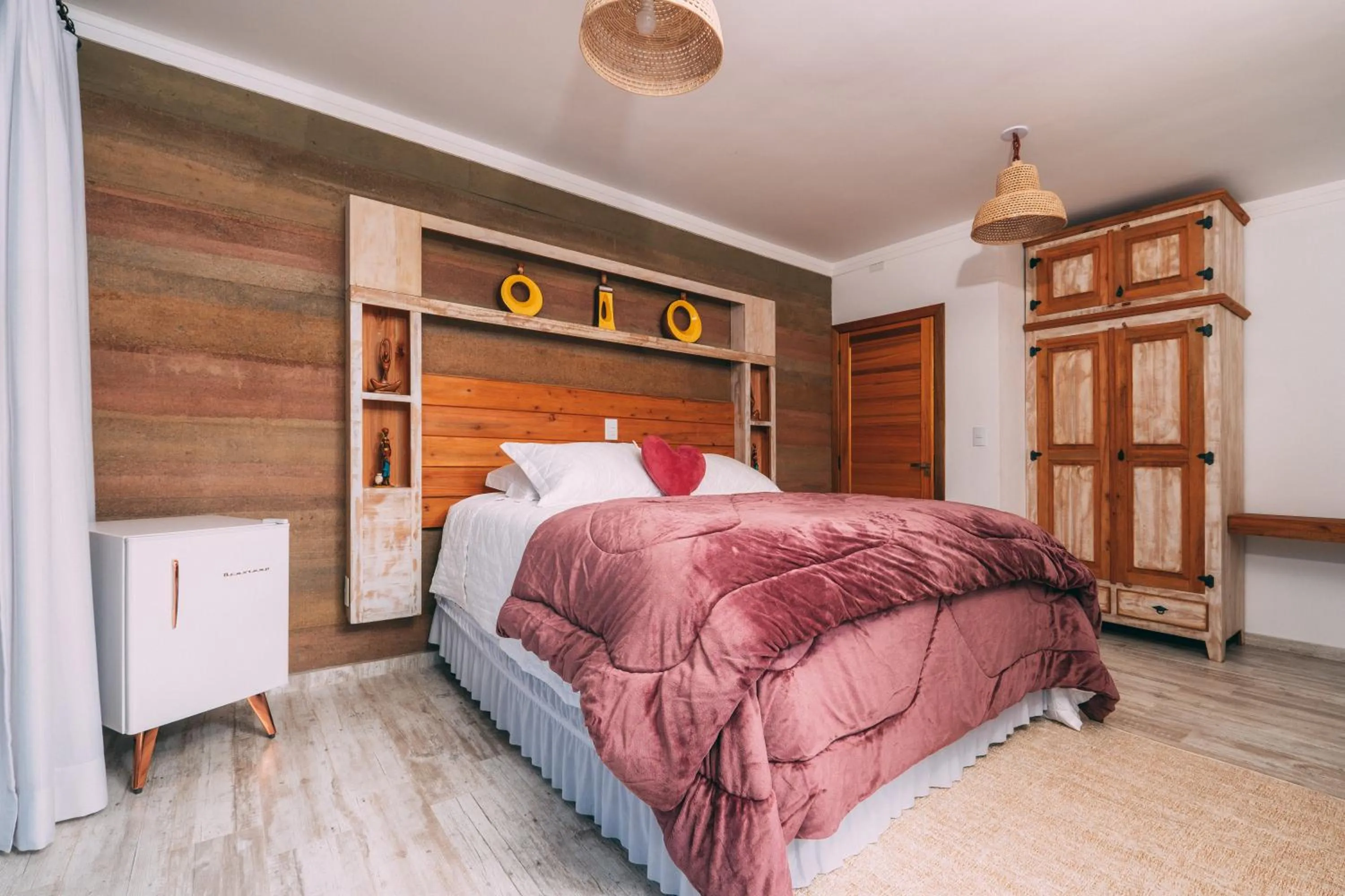 Bed in Pousada Trem Chic