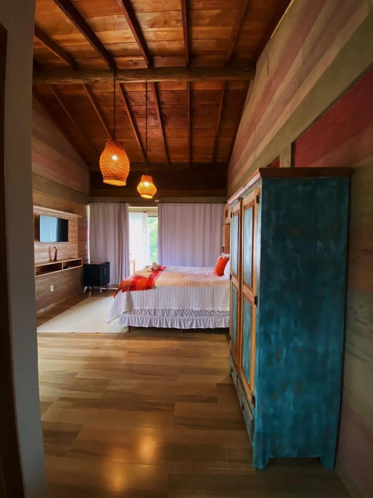 Bed in Pousada Trem Chic