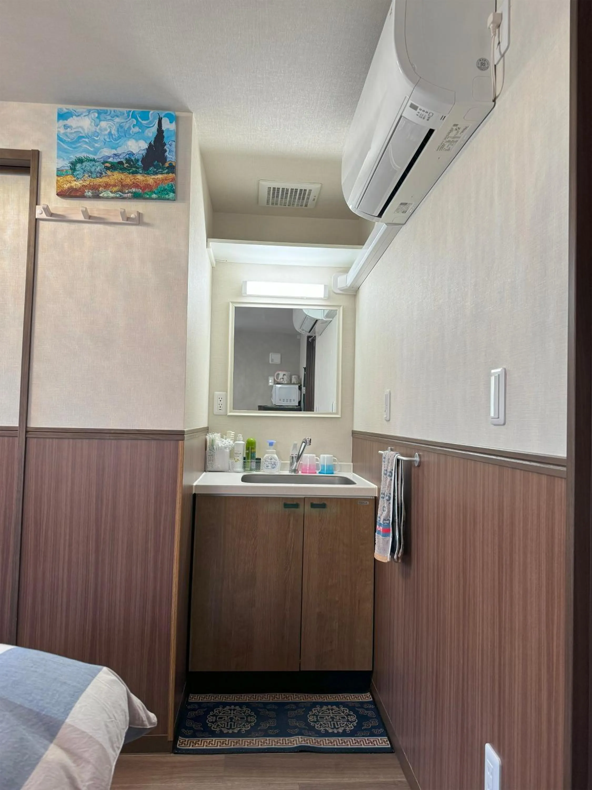 Bed in SHINJUKU WARM VILLA I