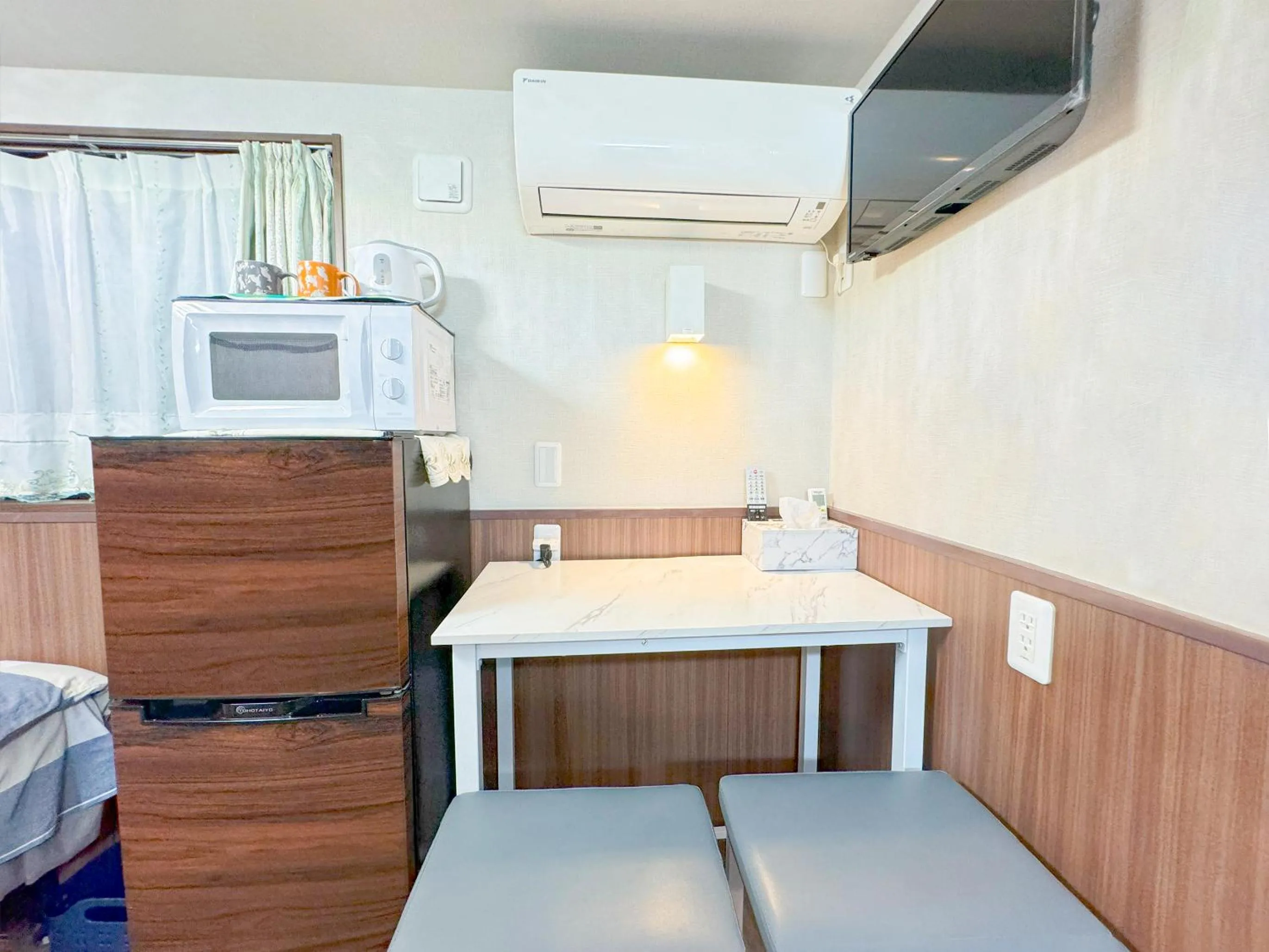 Bed in SHINJUKU WARM VILLA I