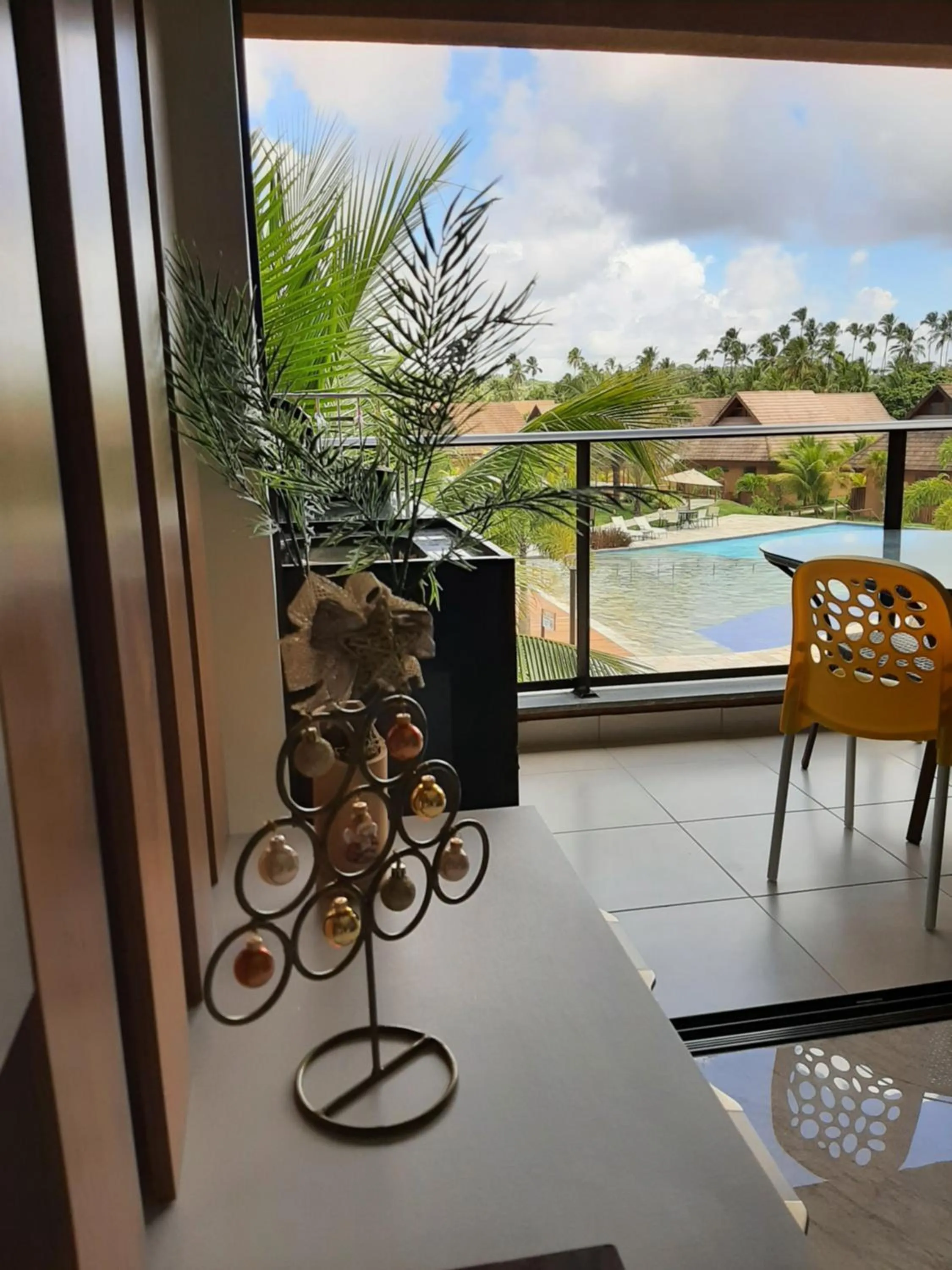 Balcony/Terrace in FLAT ECO RESORT PRAIA DOS CARNEIROS