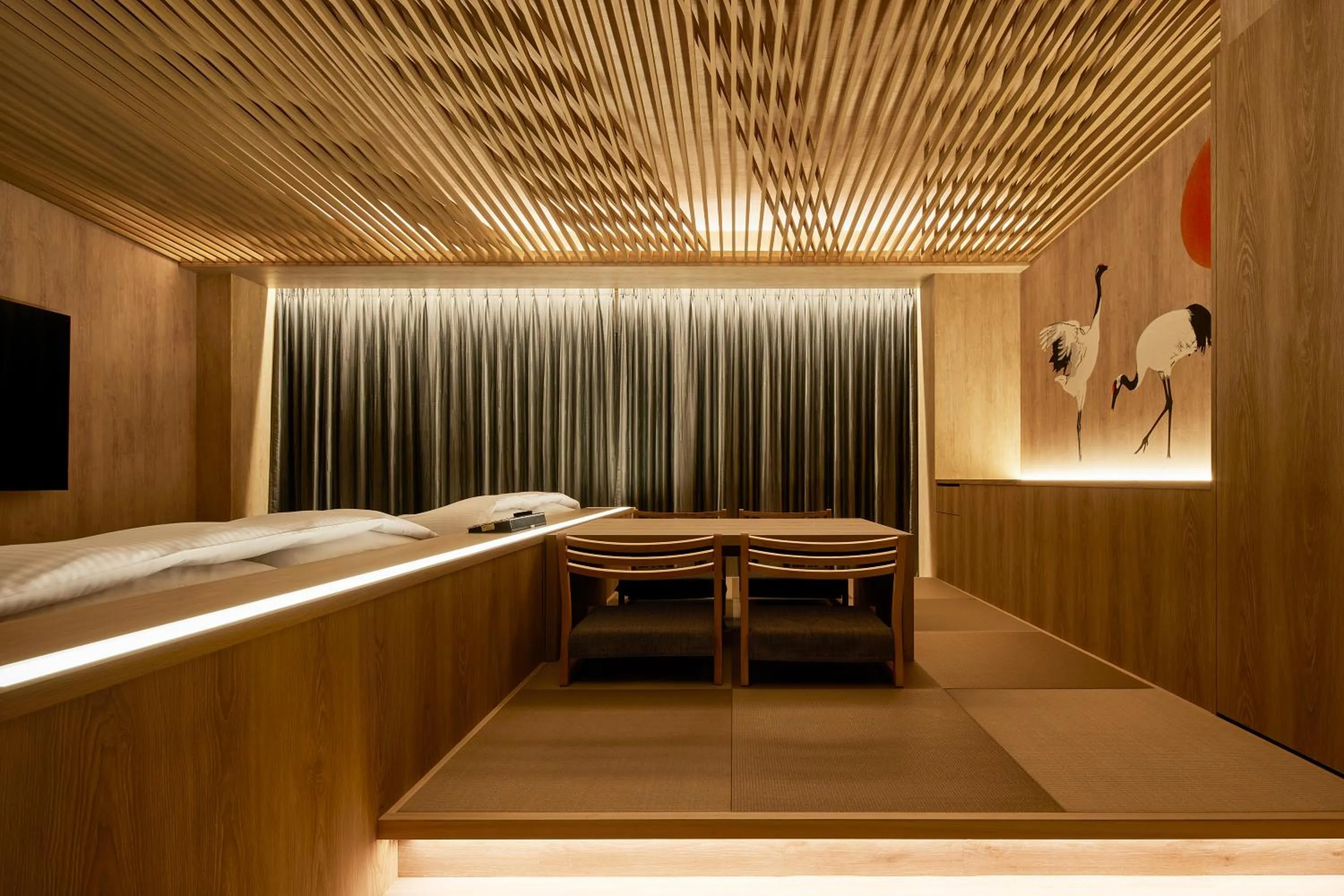 Photo of the whole room, Bed in Yatomi Hotel Nuqu Natural Hot Spring