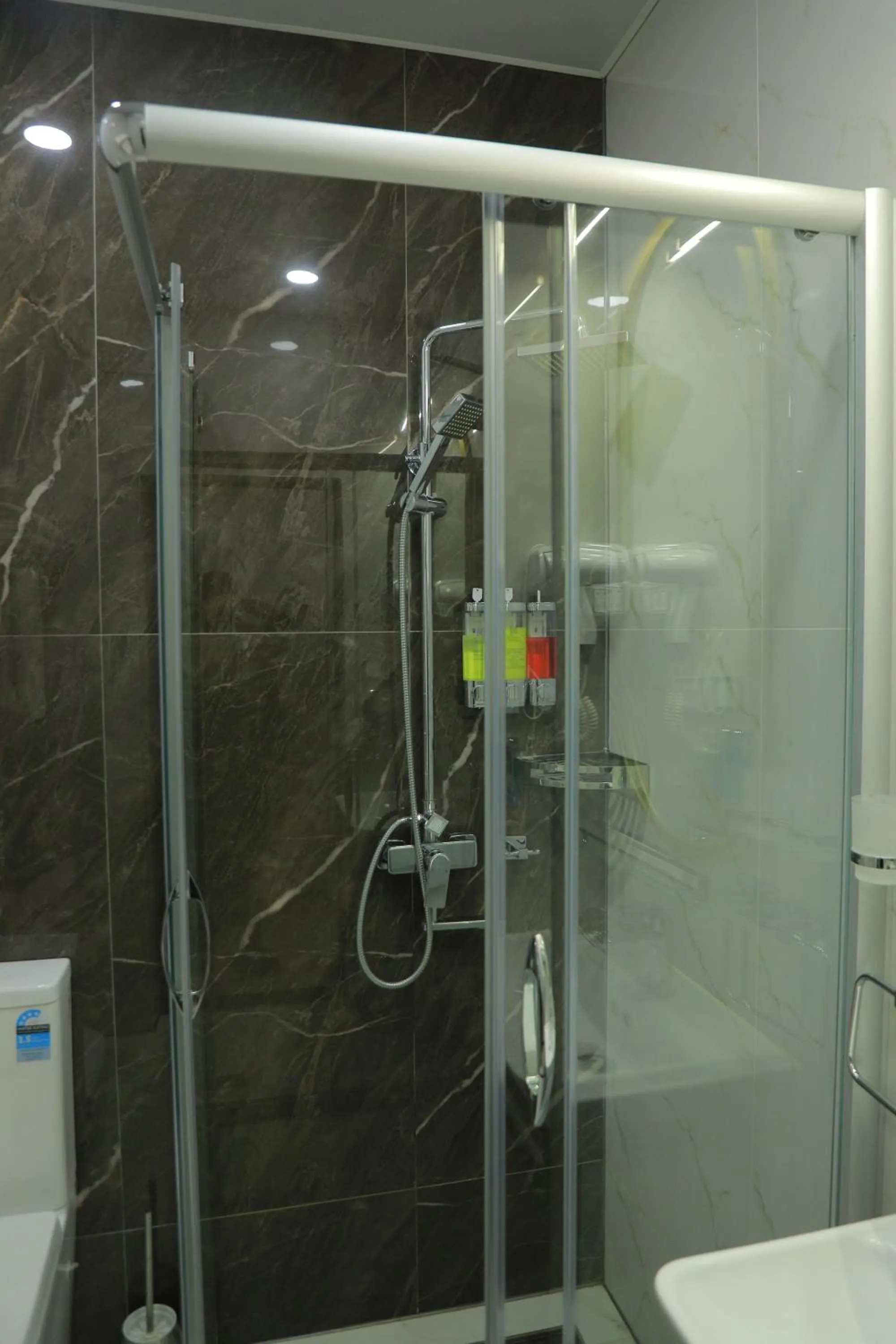 Shower in Human Hotel