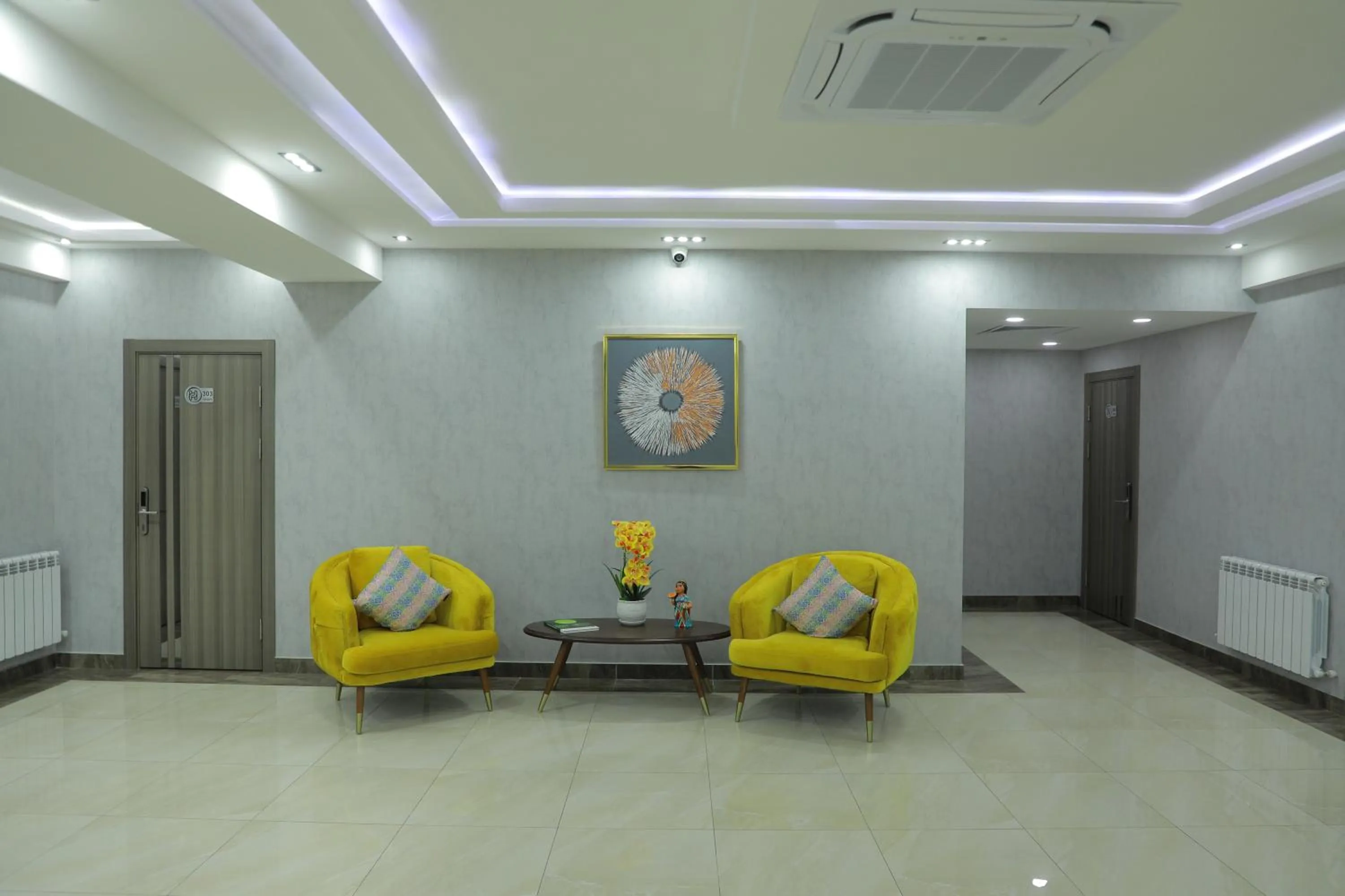 Living room in Human Hotel