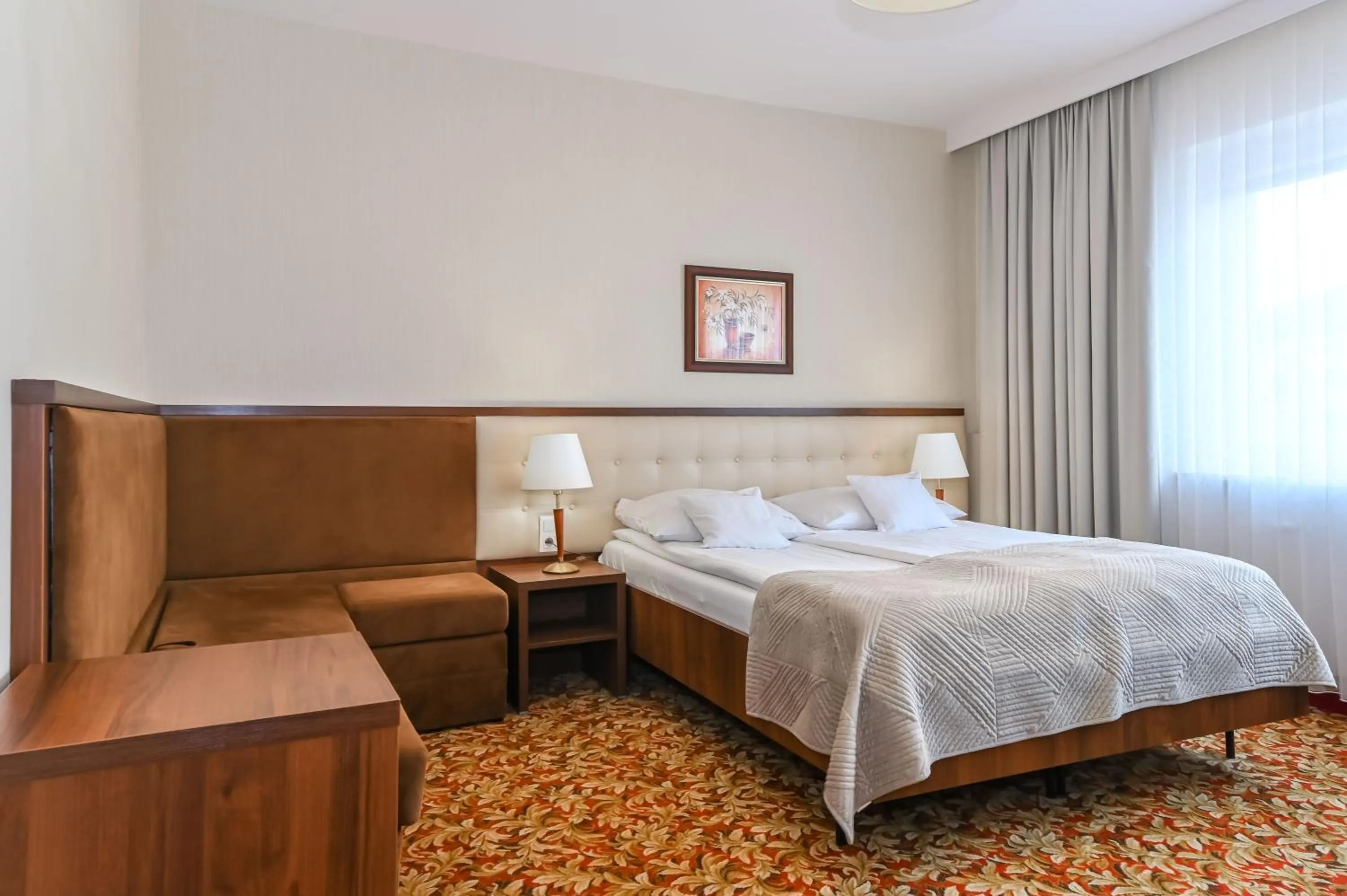 Bed in Hotel SPA Faltom Gdynia Rumia