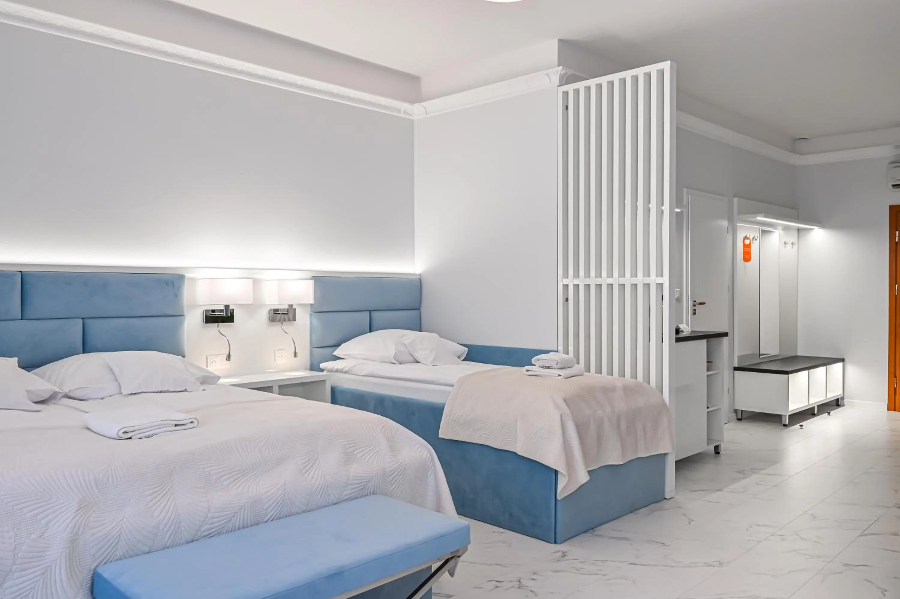 Bed in Hotel SPA Faltom Gdynia Rumia