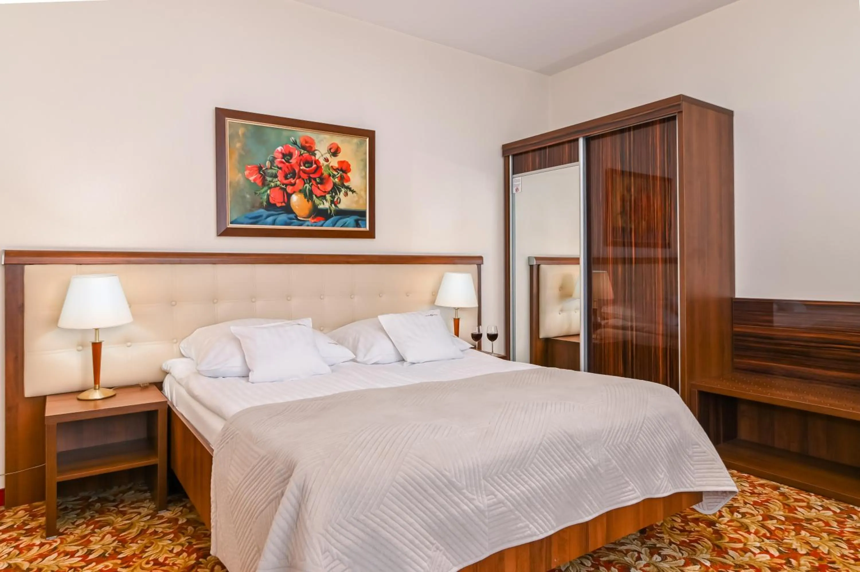 Bed in Hotel SPA Faltom Gdynia Rumia