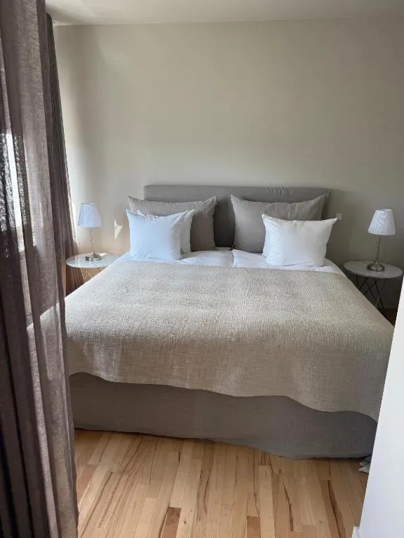 Bed in Hotel Maritime