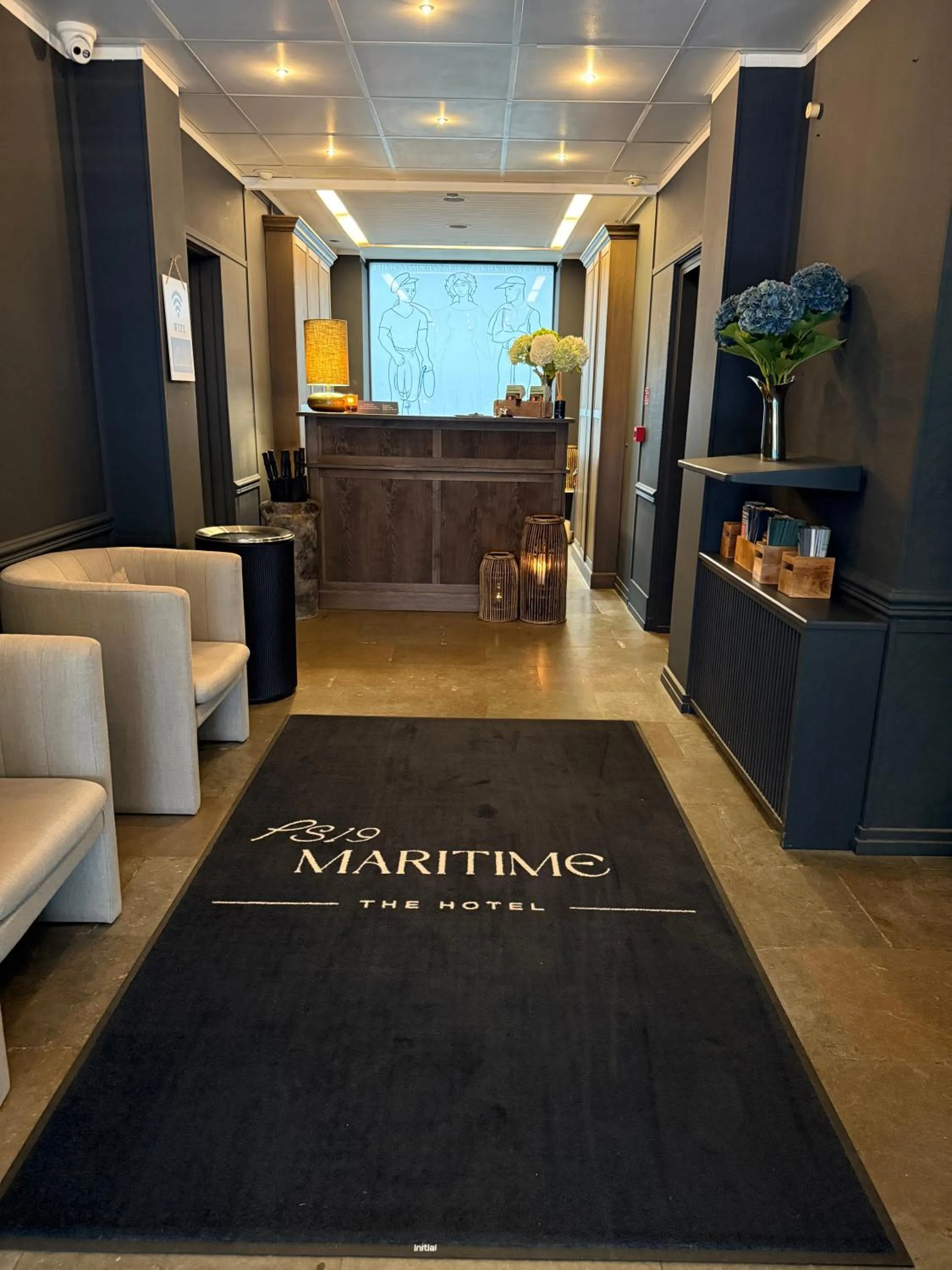 Lobby or reception in Hotel Maritime