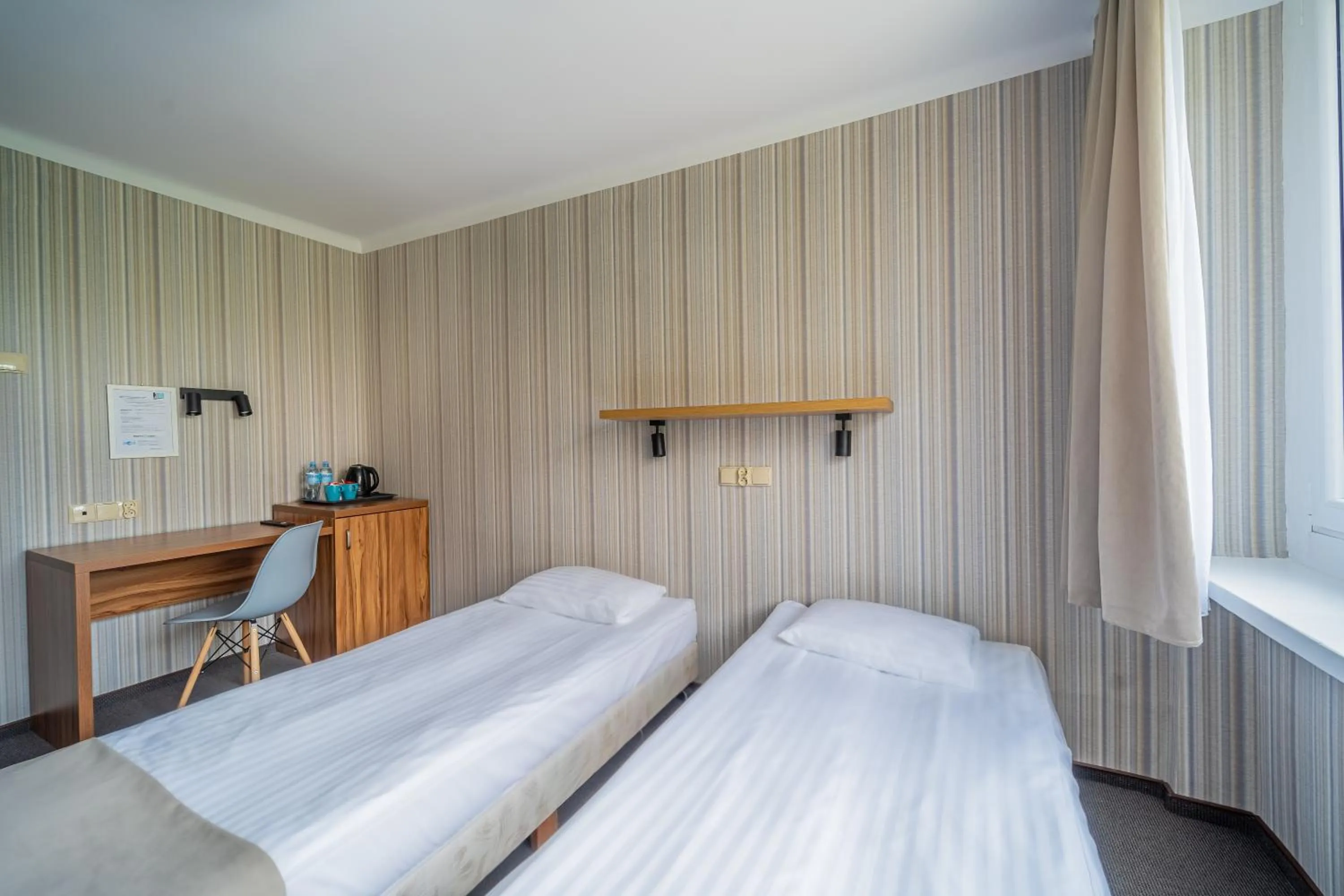 Bed in Hotel Mazowiecki Łódź