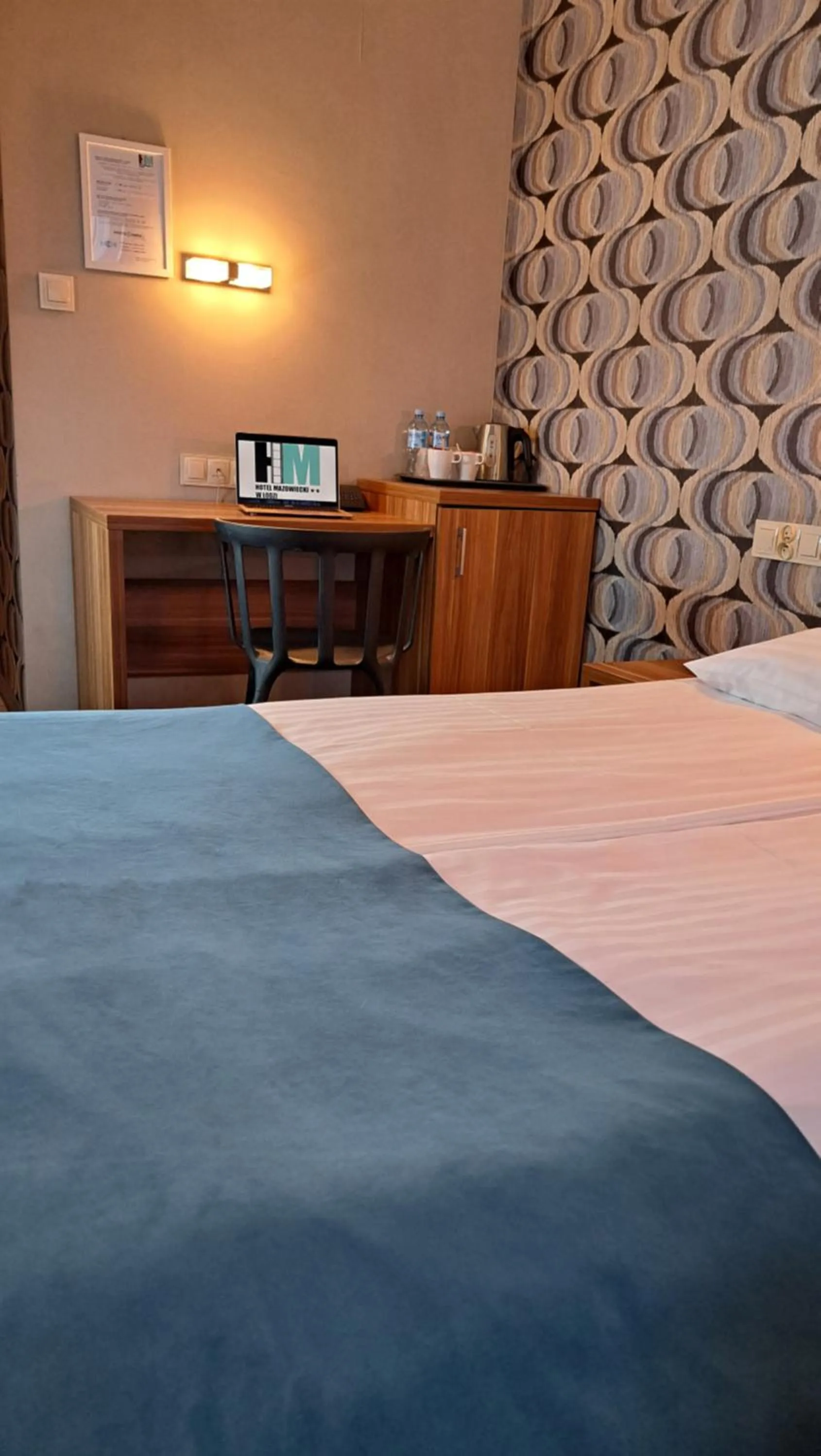 Bed in Hotel Mazowiecki Łódź