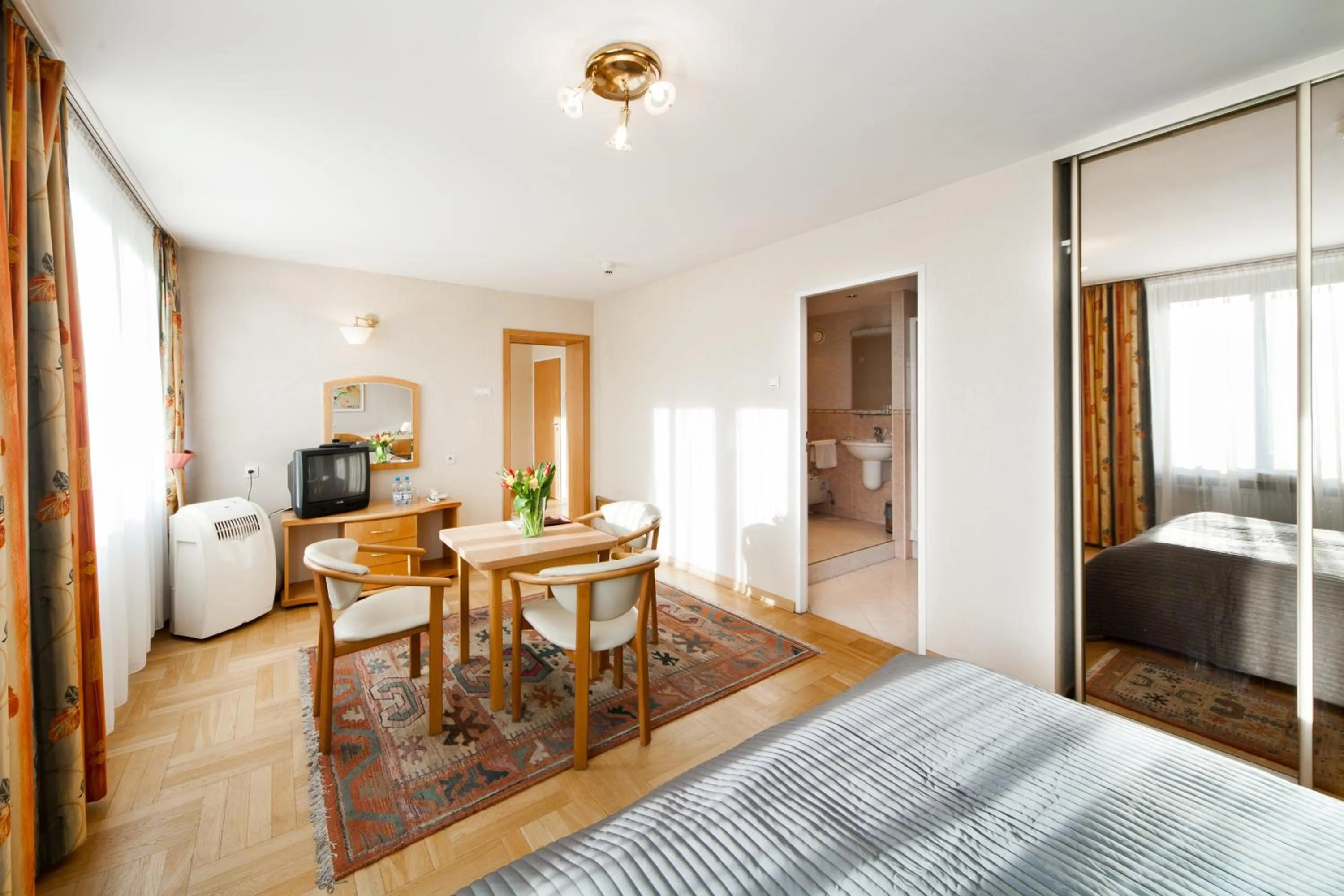 Bed in Hotel Mazowiecki Łódź