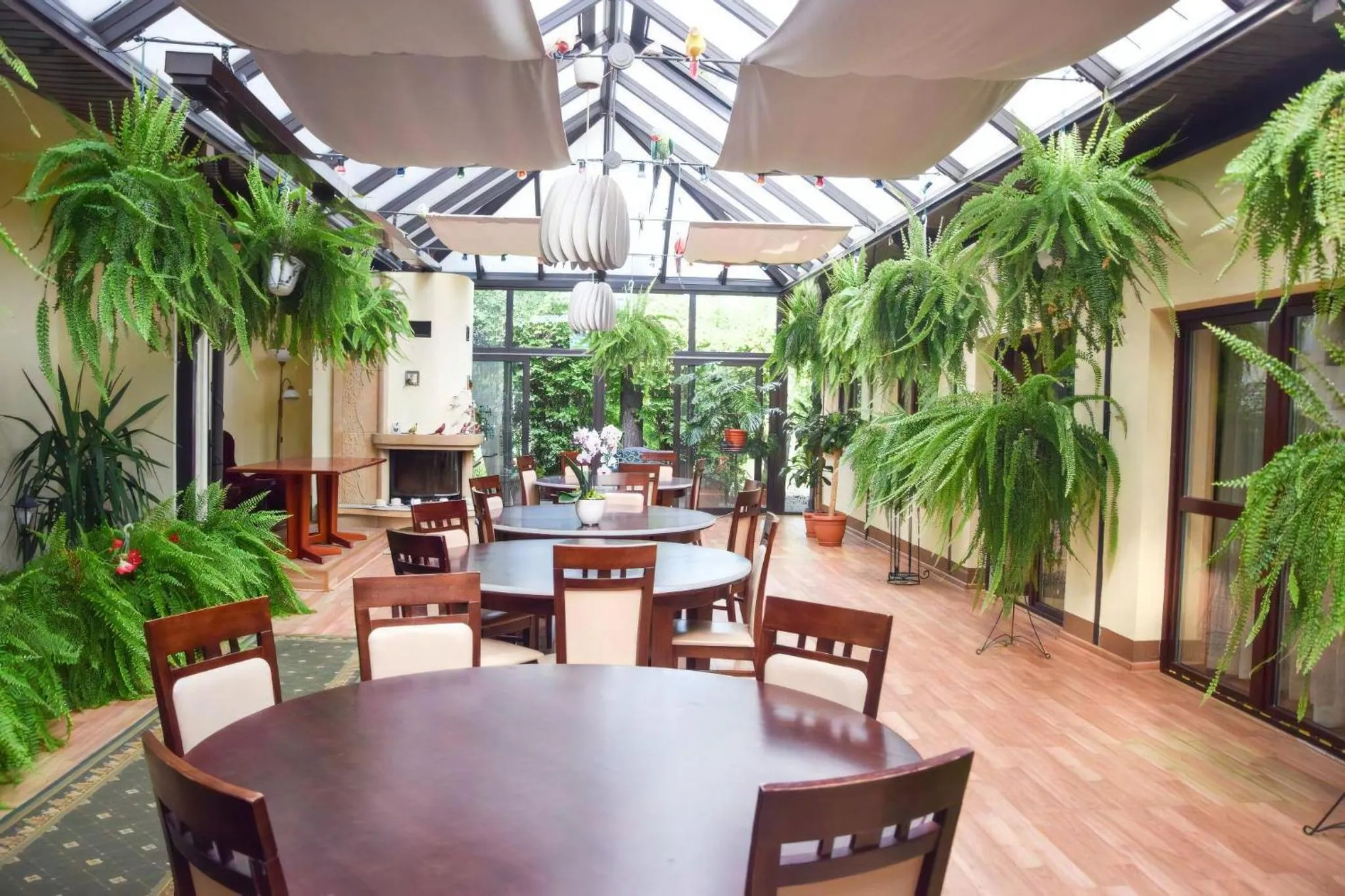 Patio in Hotel Leopolis