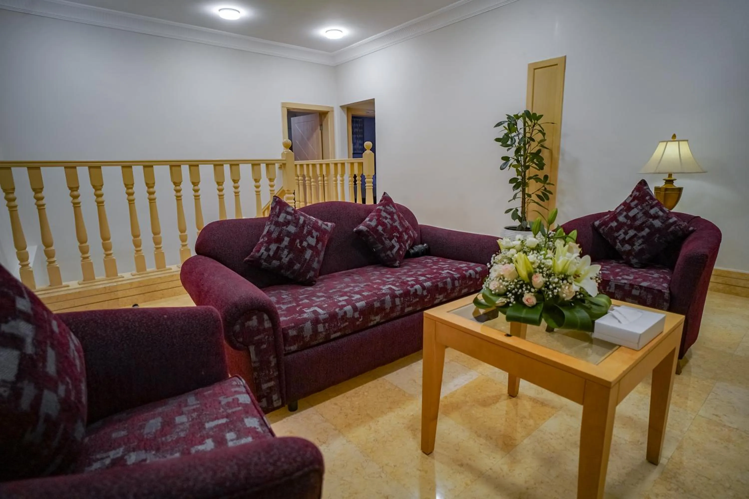 Seating area in Emaar Al Noor