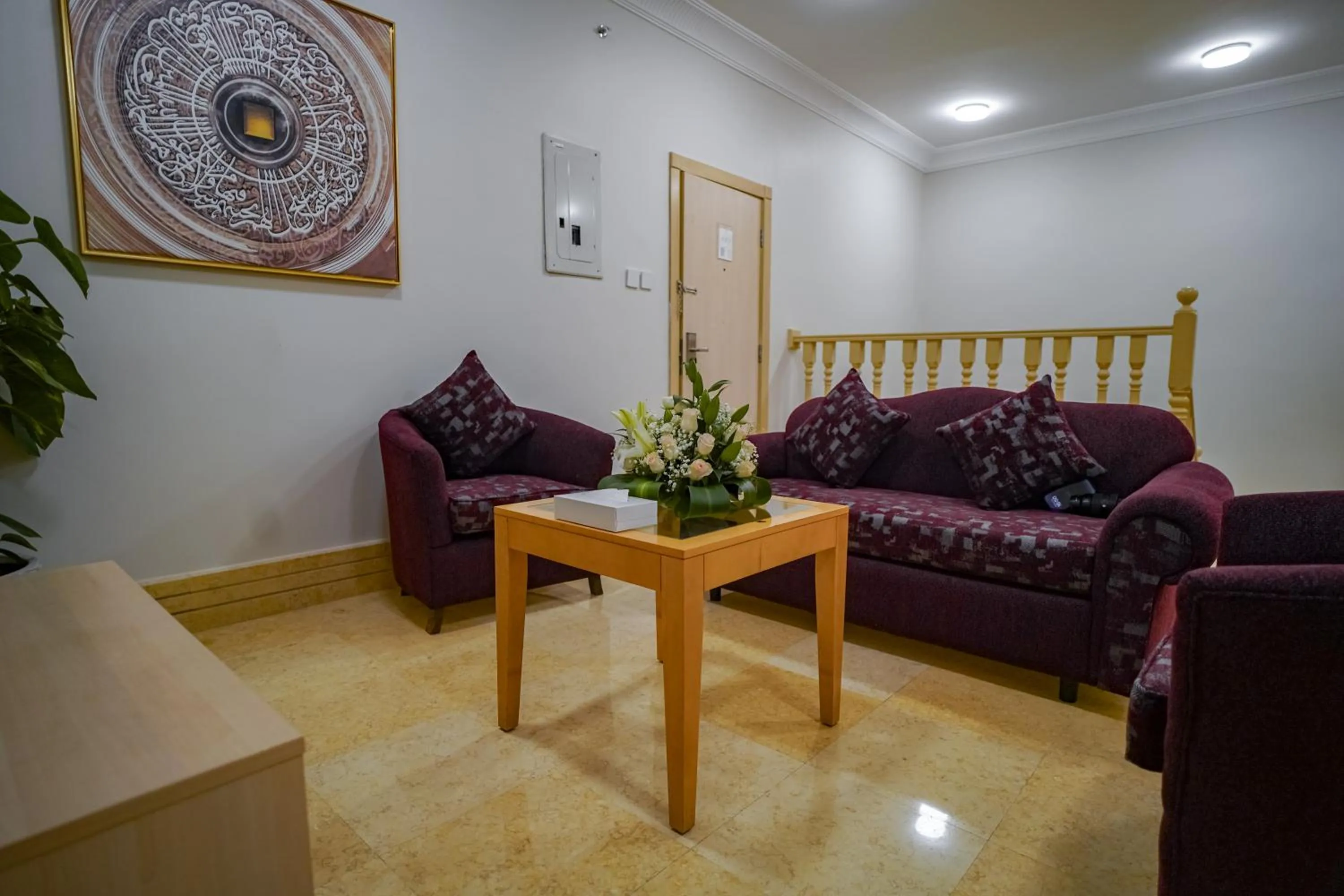 Seating area in Emaar Al Noor