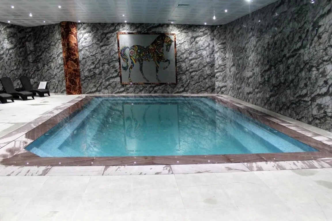 Swimming pool in Sarot Thermal Palace Tatil Köyü - Halal Hotel