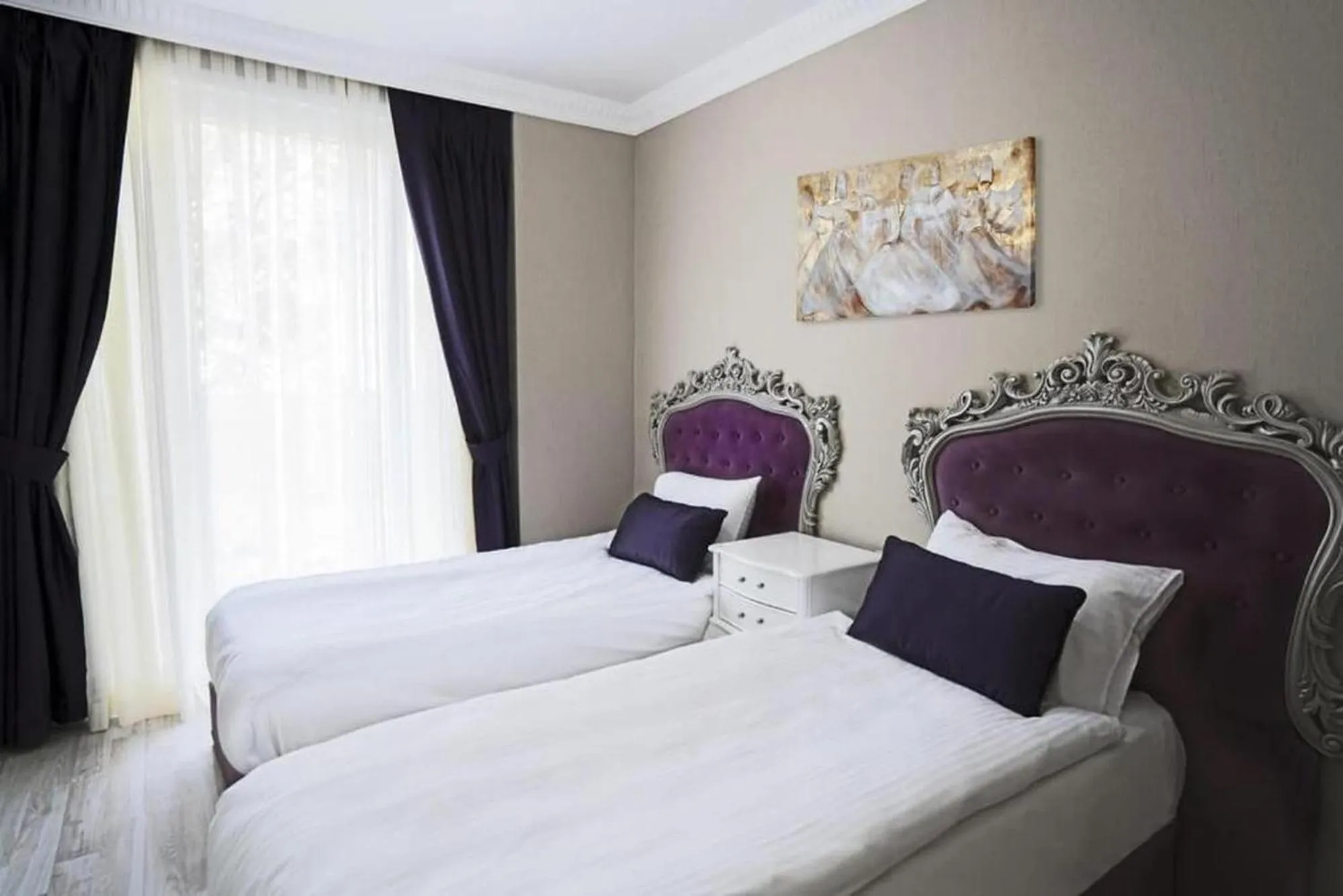 Bedroom, Bed in Sarot Thermal Palace Tatil Köyü - Halal Hotel