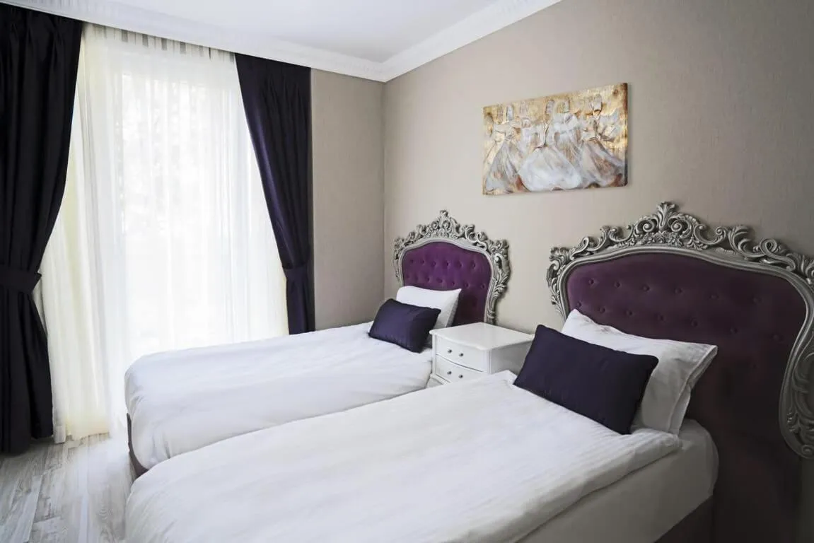 Bedroom, Bed in Sarot Thermal Palace Tatil Köyü - Halal Hotel