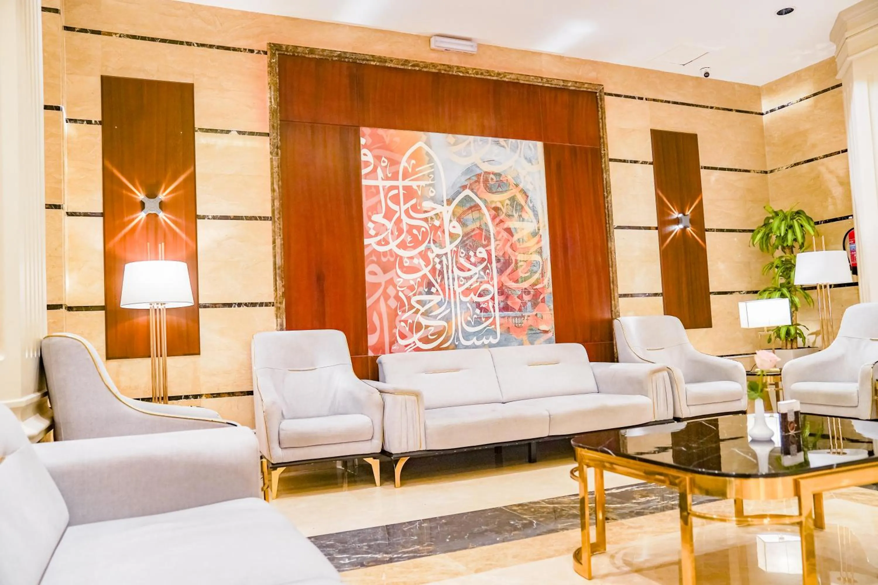 Seating area in Emaar Al Manar