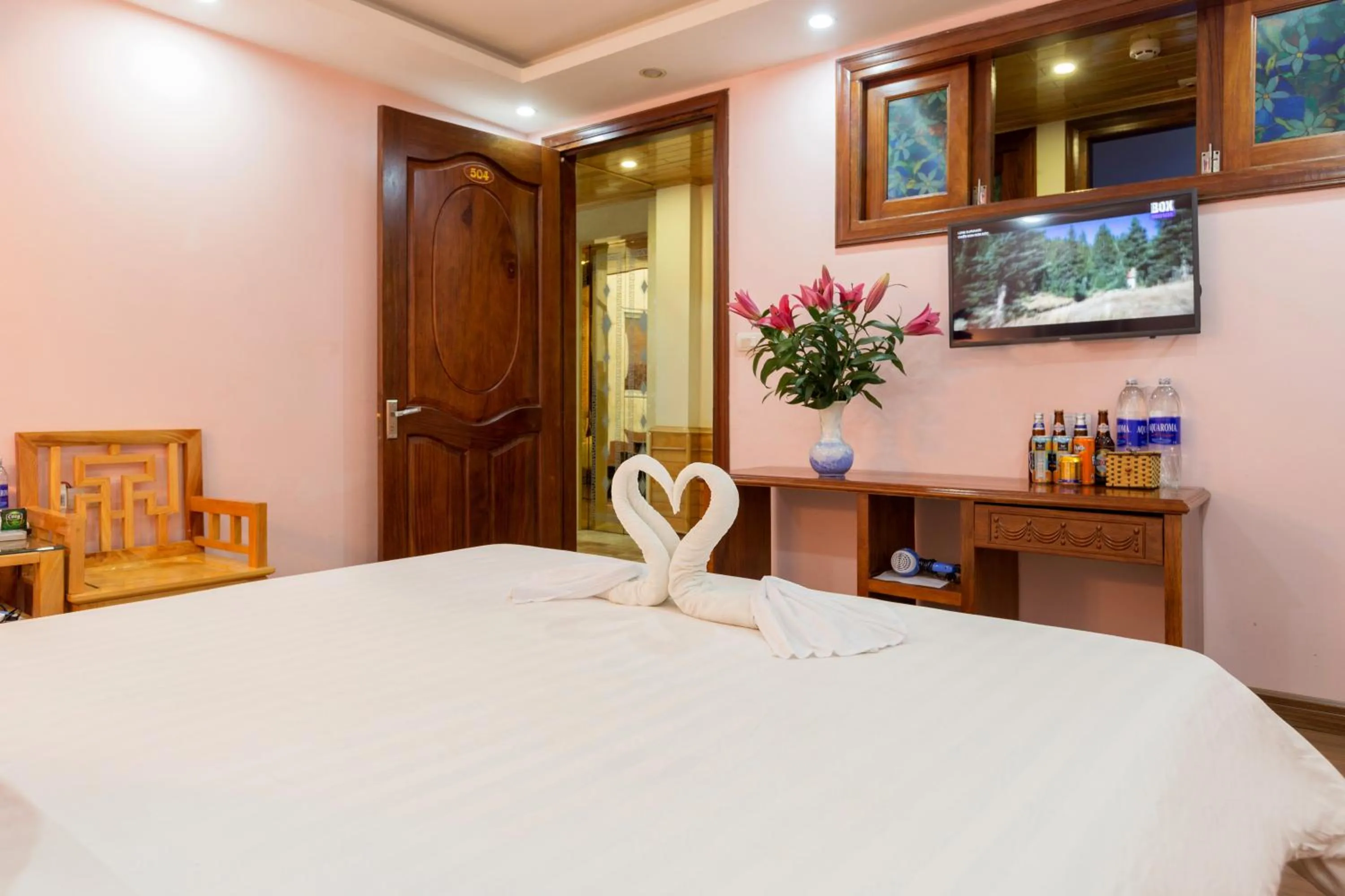 Bedroom, Bed in London Sa Pa Hotel