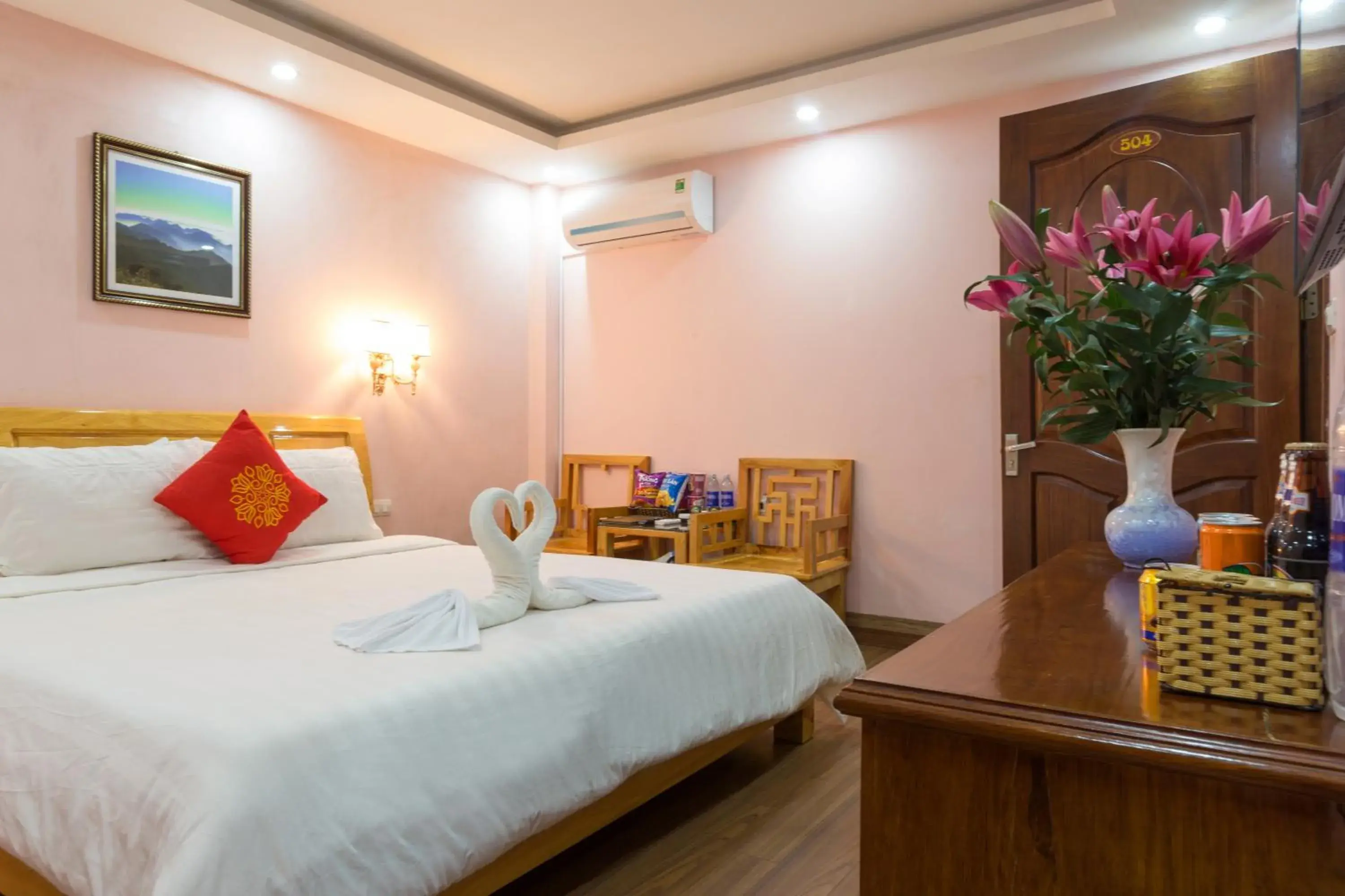 Double or Twin Room with Private Bathroom in London Sa Pa Hotel Double or Twin Room with Private Bathroom in London Sa Pa Hotel