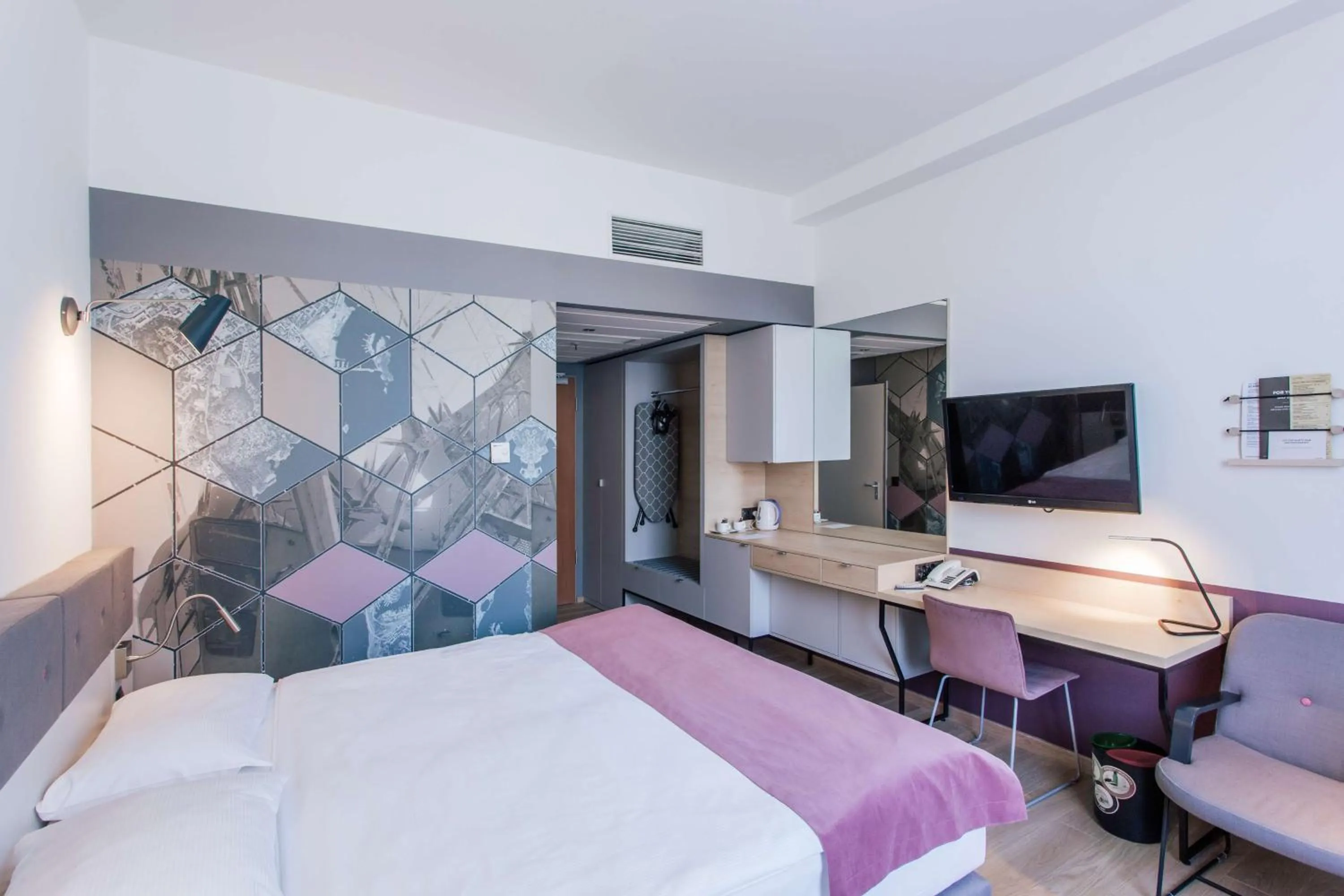 Bedroom, Bed in Scandic Gdańsk