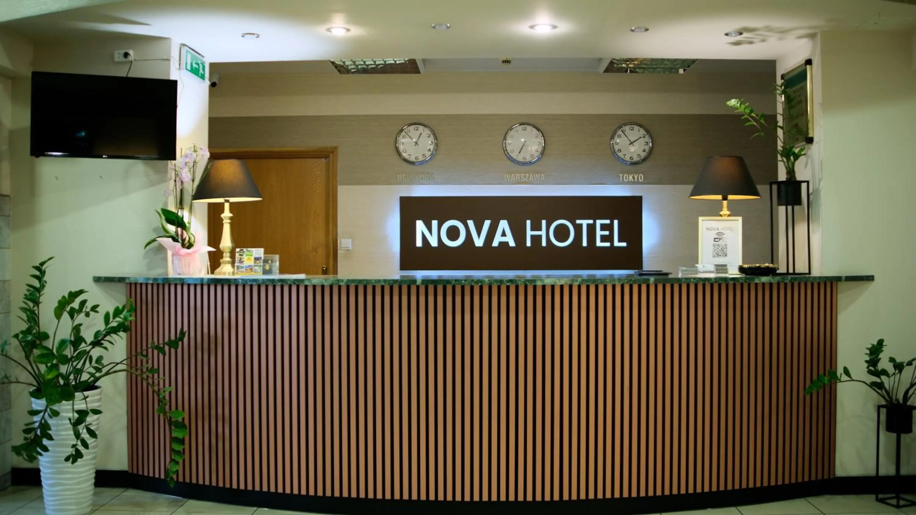 Lobby or reception in Nova Hotel