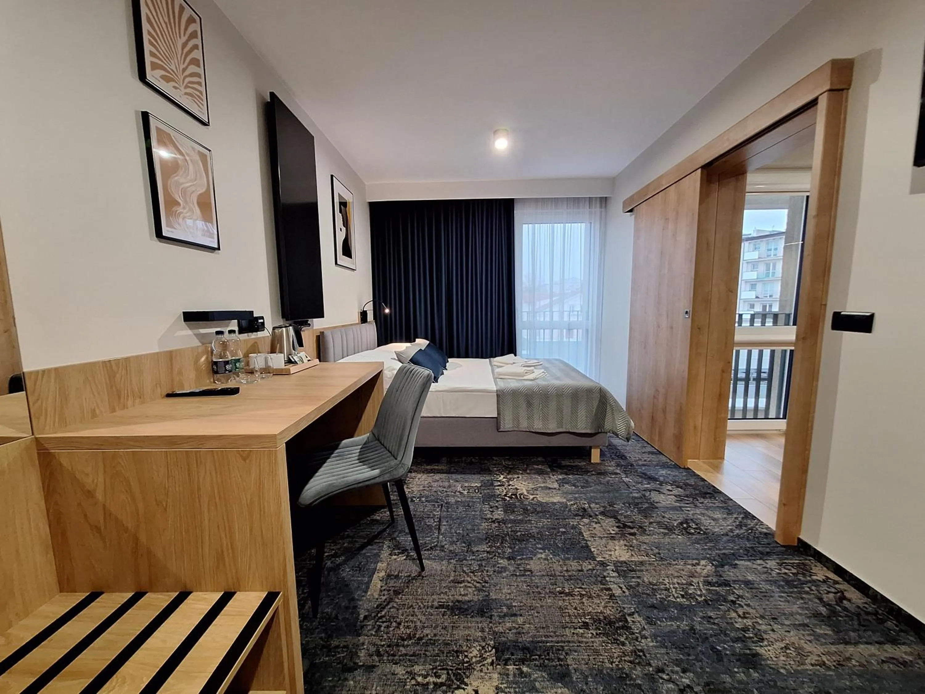 Bedroom, Bed in Hotel Gromada Łomża