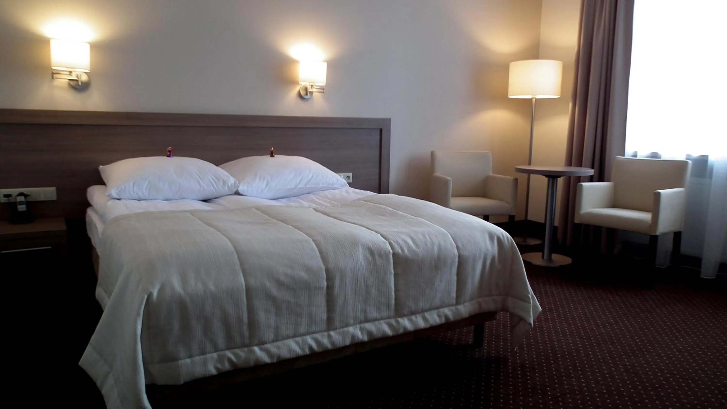 Bed in Hotel Gromada Arka Lux