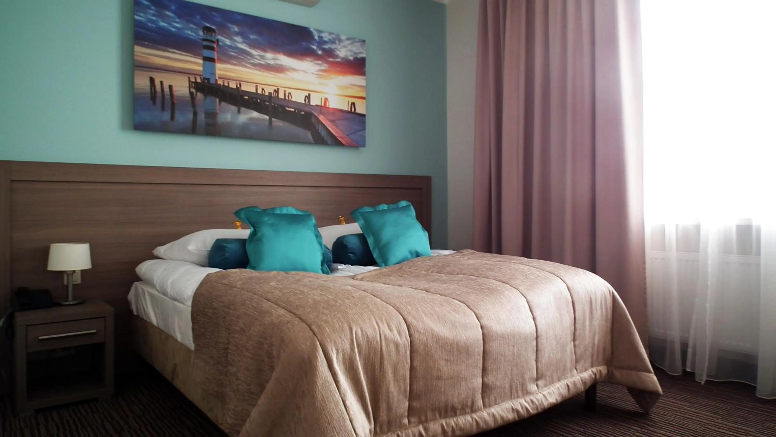 Bed in Hotel Gromada Arka Lux