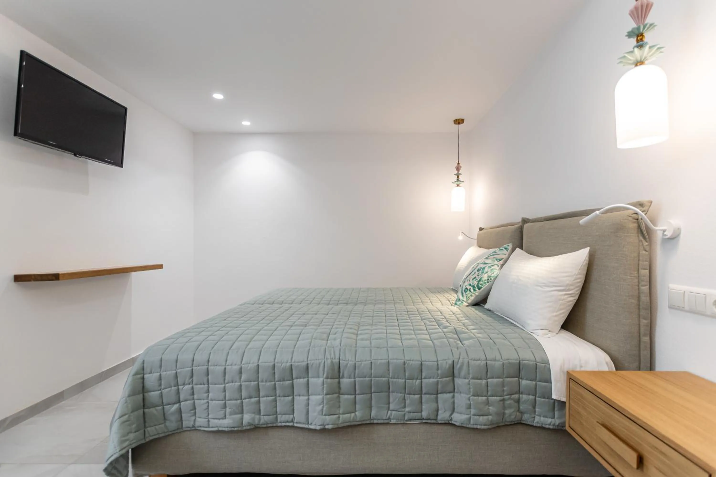 Bed in Galazia Boutique Apartments