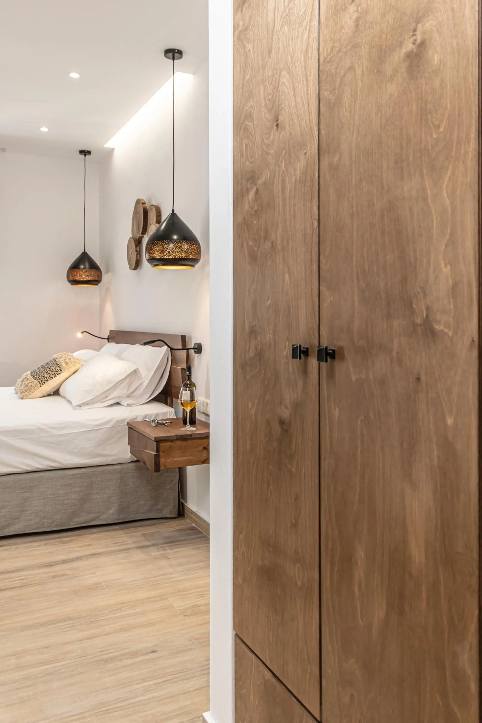 Bed in Galazia Boutique Apartments