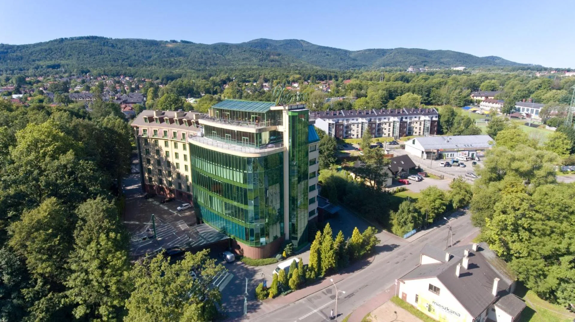 Property building in Park Hotel Diament Bielsko-Biała