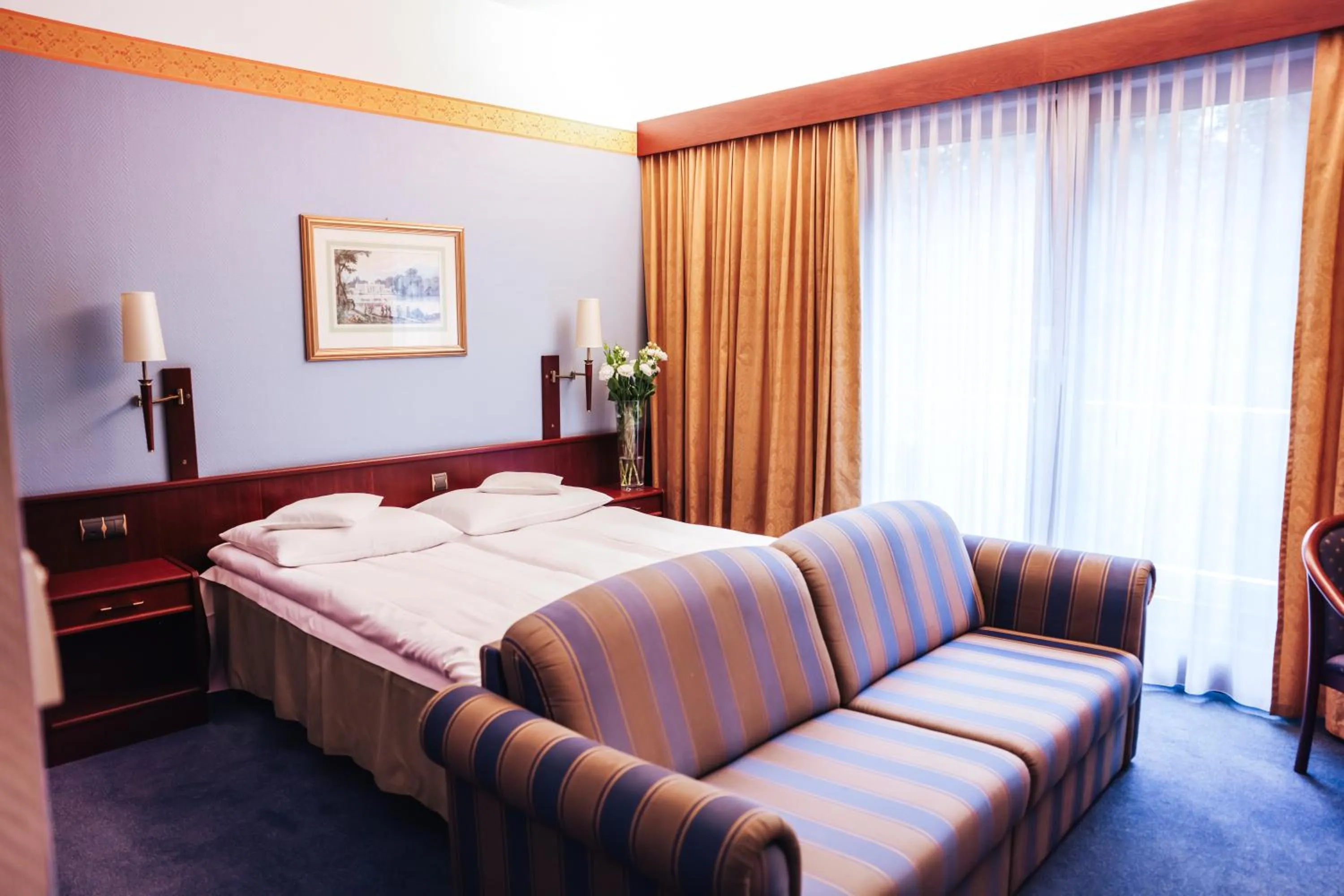 Bed in Park Hotel Diament Bielsko-Biała