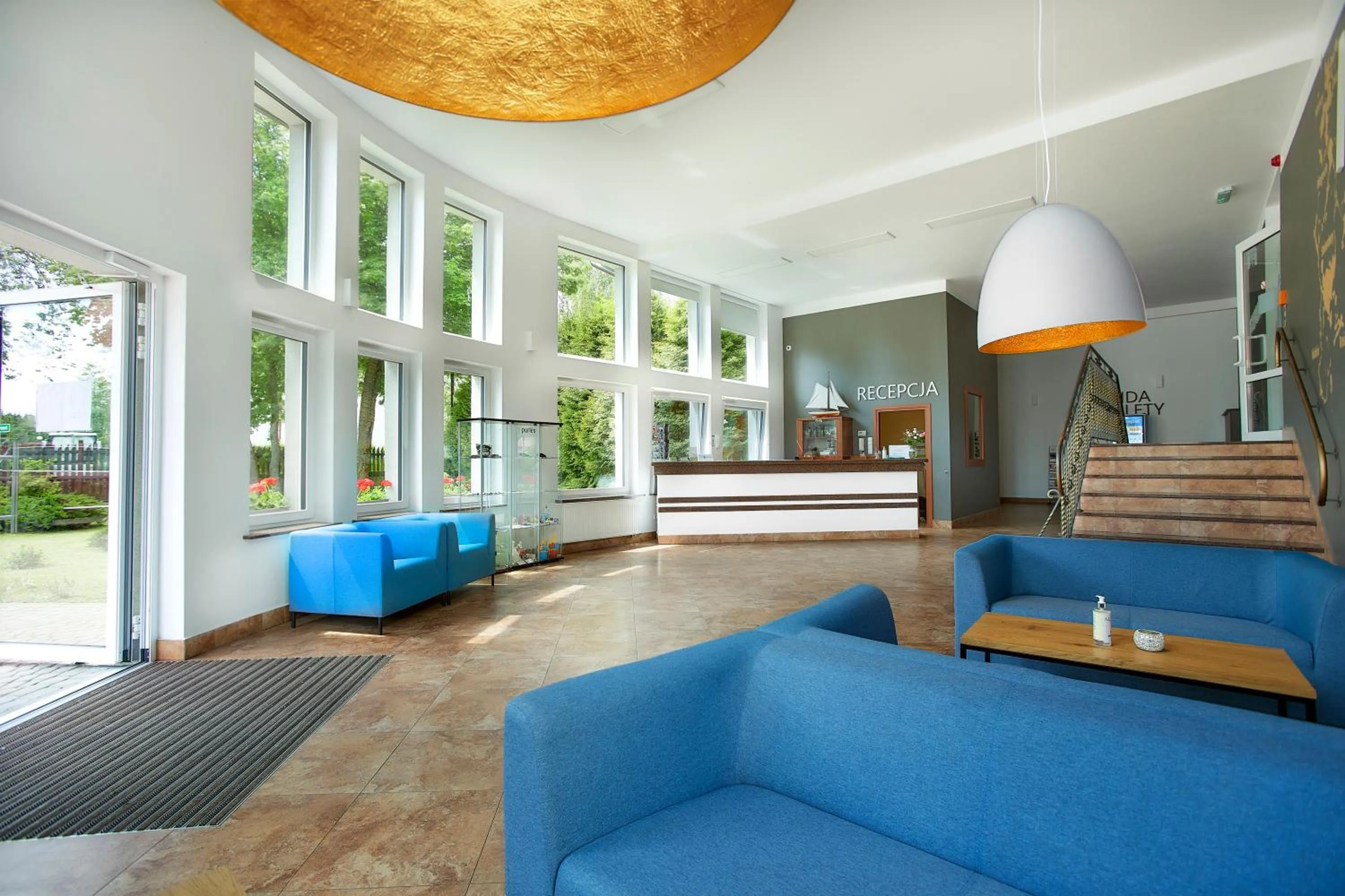 Lobby or reception in Hotel Mazury