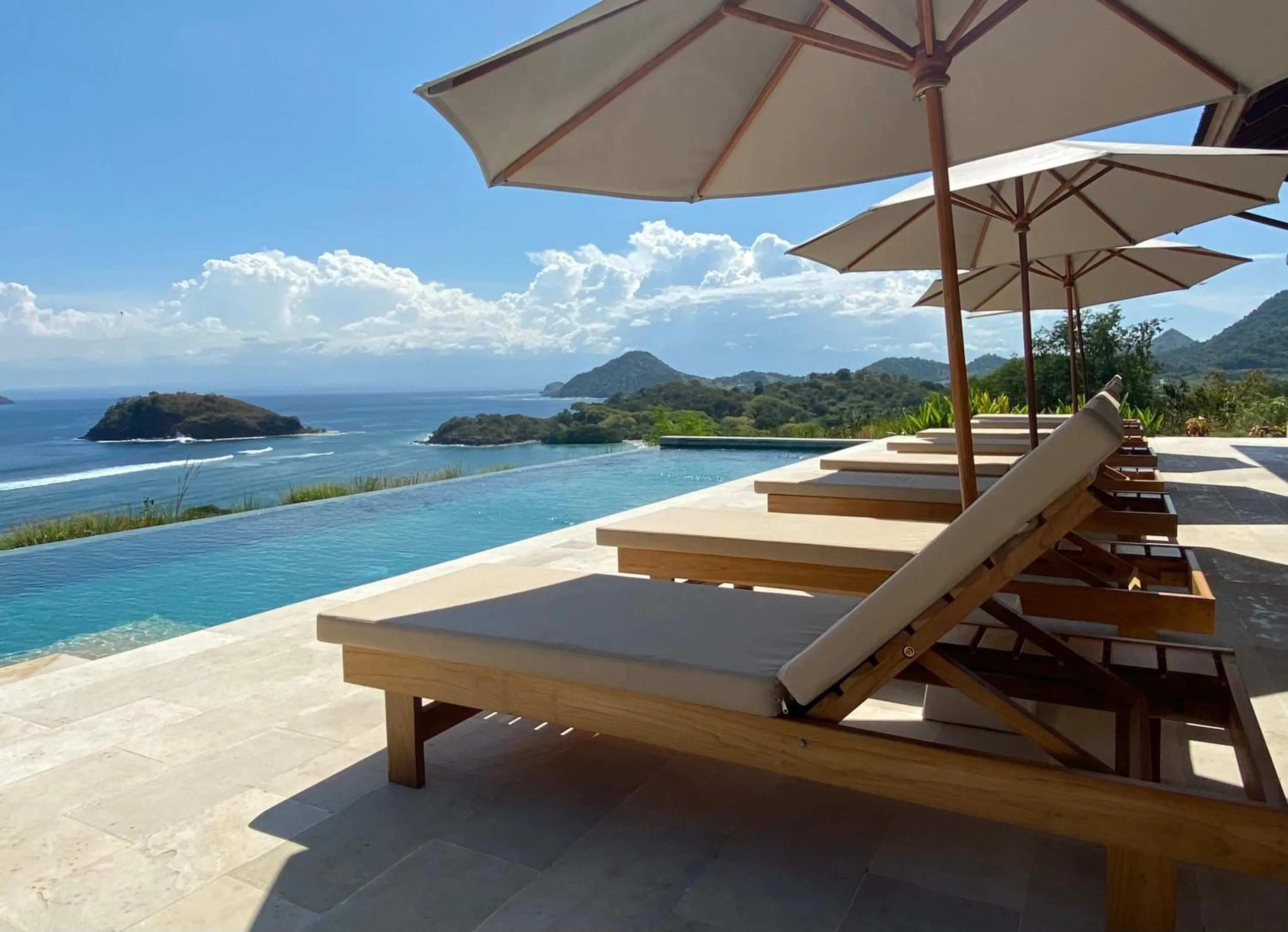 Pool view in KERTASARI LODGE