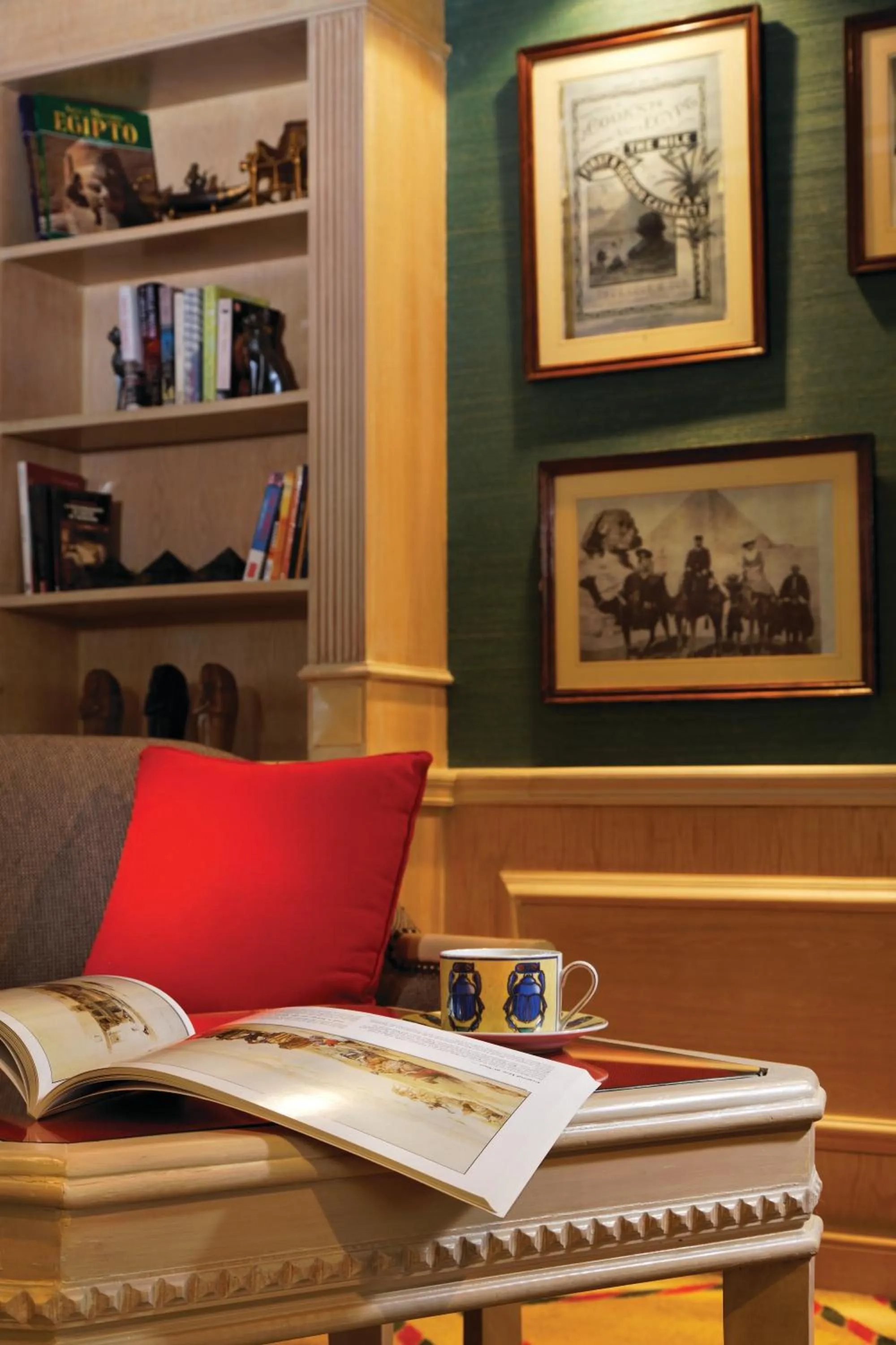 Library in Mövenpick Prince Abbas Lake Nasser Cruise, Every Monday Four Nights From Aswan, Every Friday Three nights From Abu-Simbel - Including Excursions and Sightseeing