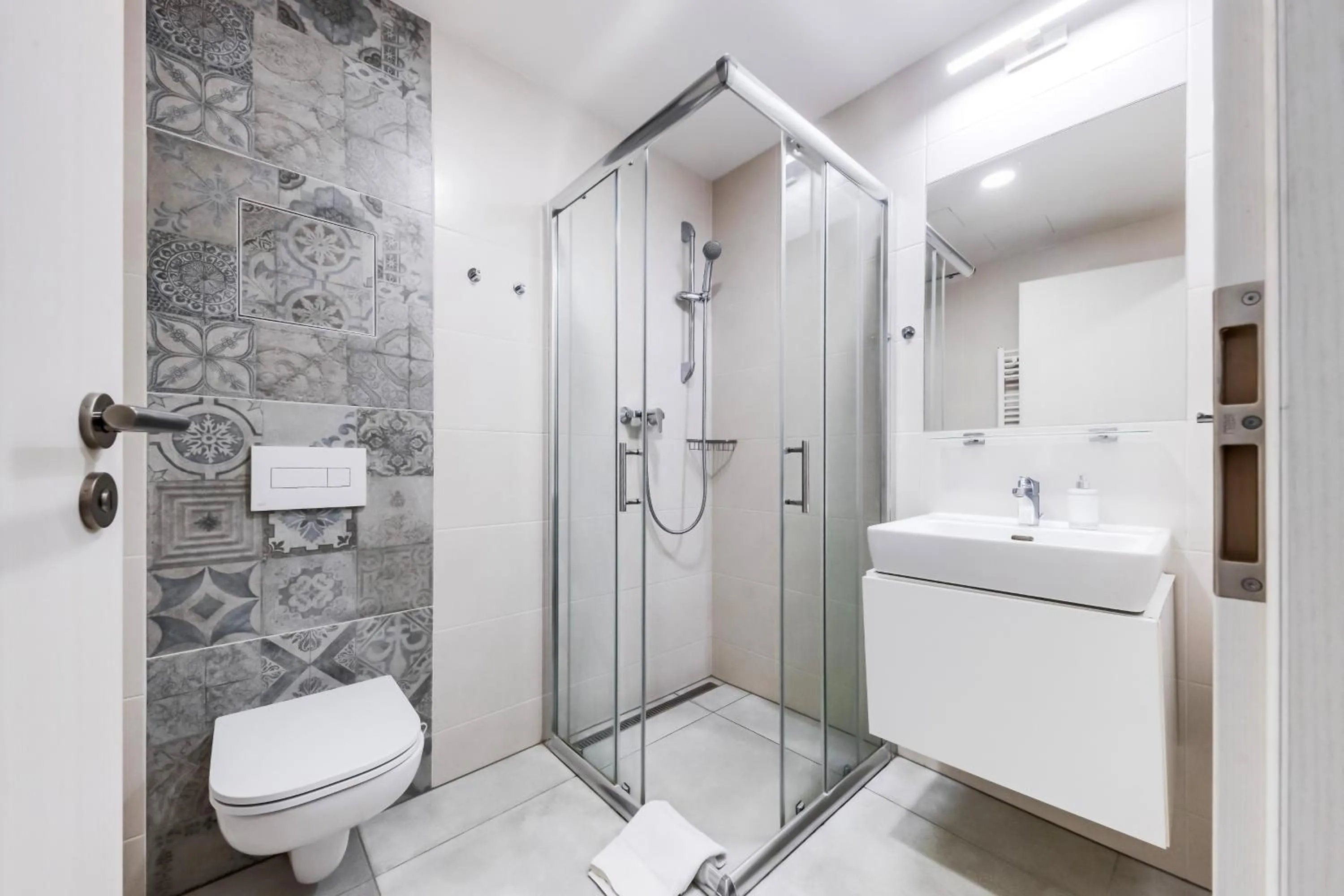 Bathroom in Kora Apartments