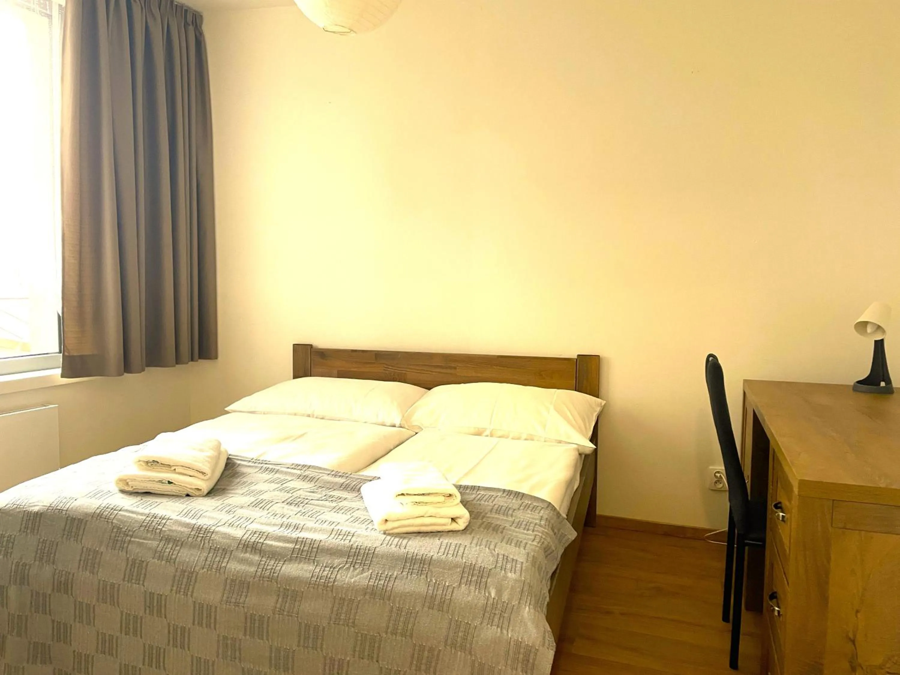 Bedroom, Bed in Kora Apartments