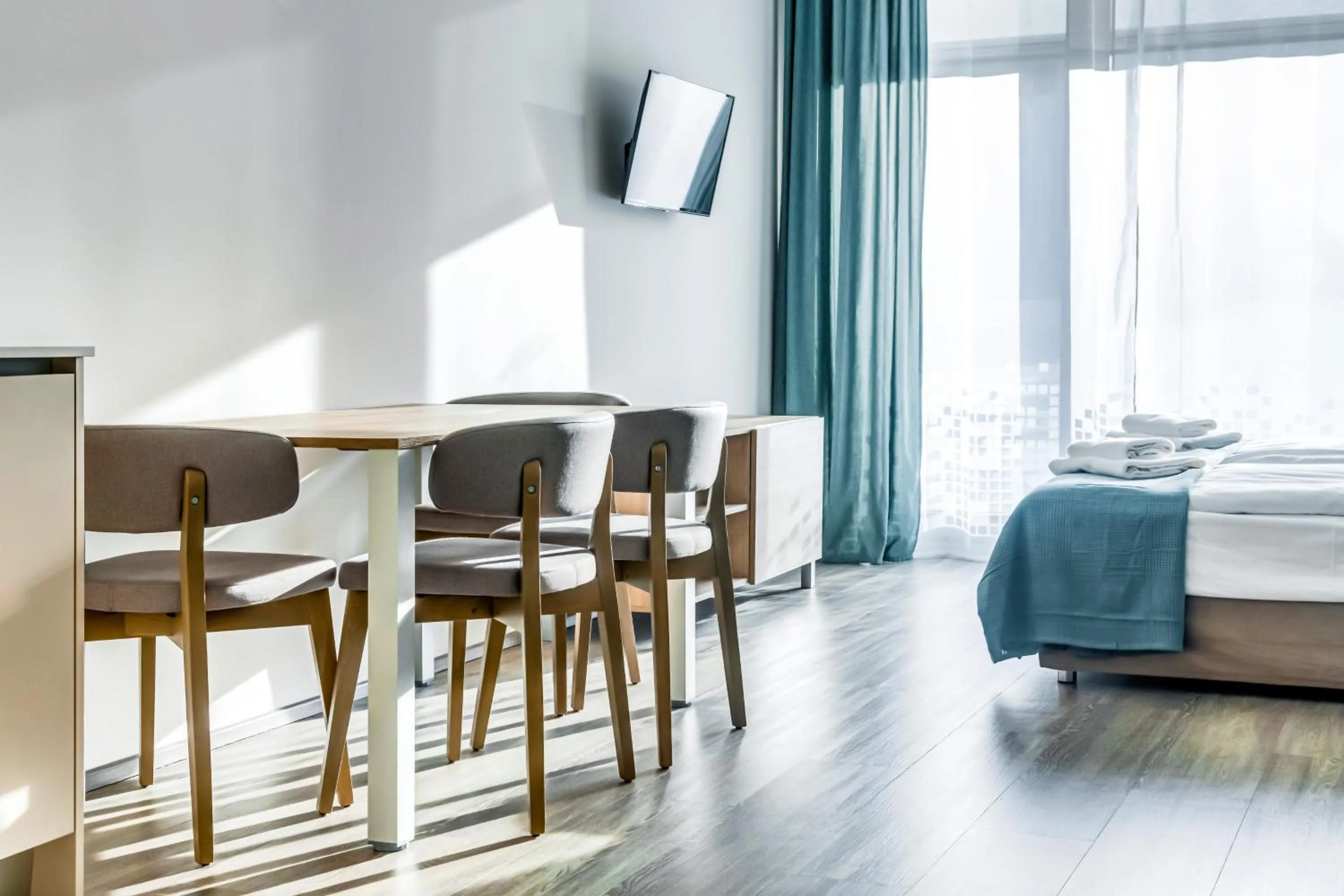 Photo of the whole room, Bed in Kora Apartments