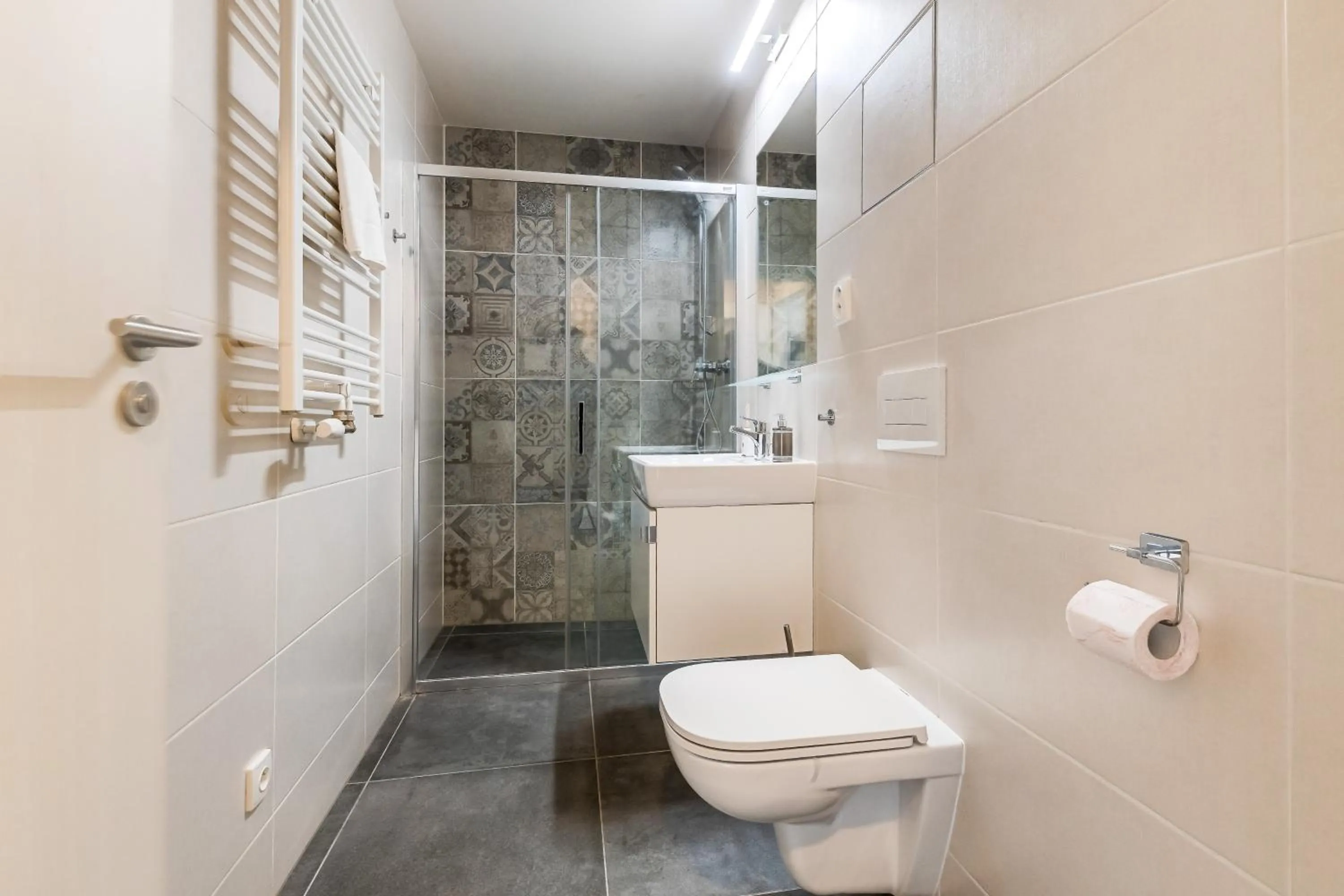 Bathroom in Kora Apartments