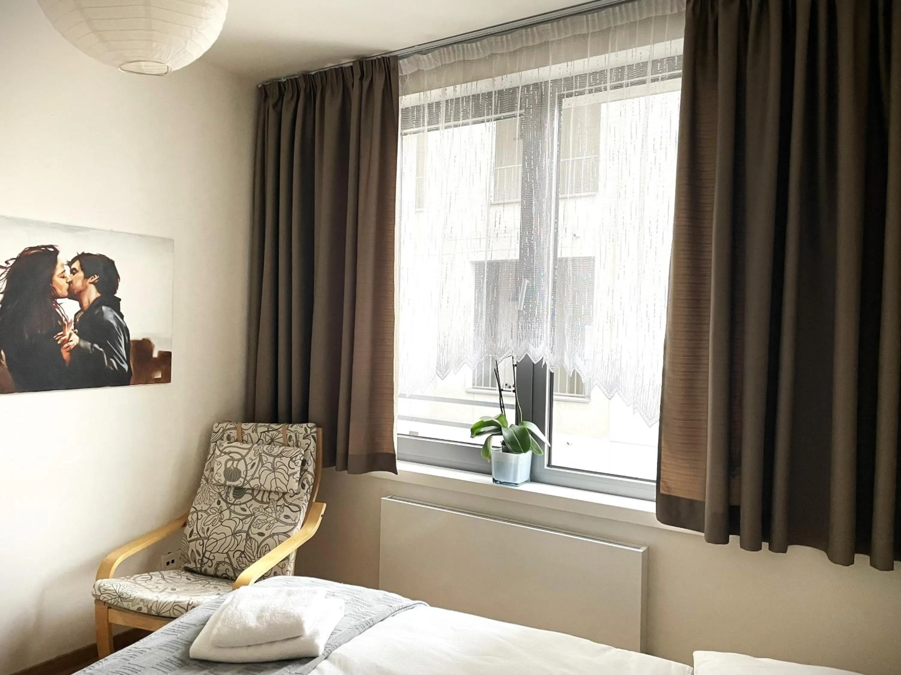 Bedroom, Bed in Kora Apartments