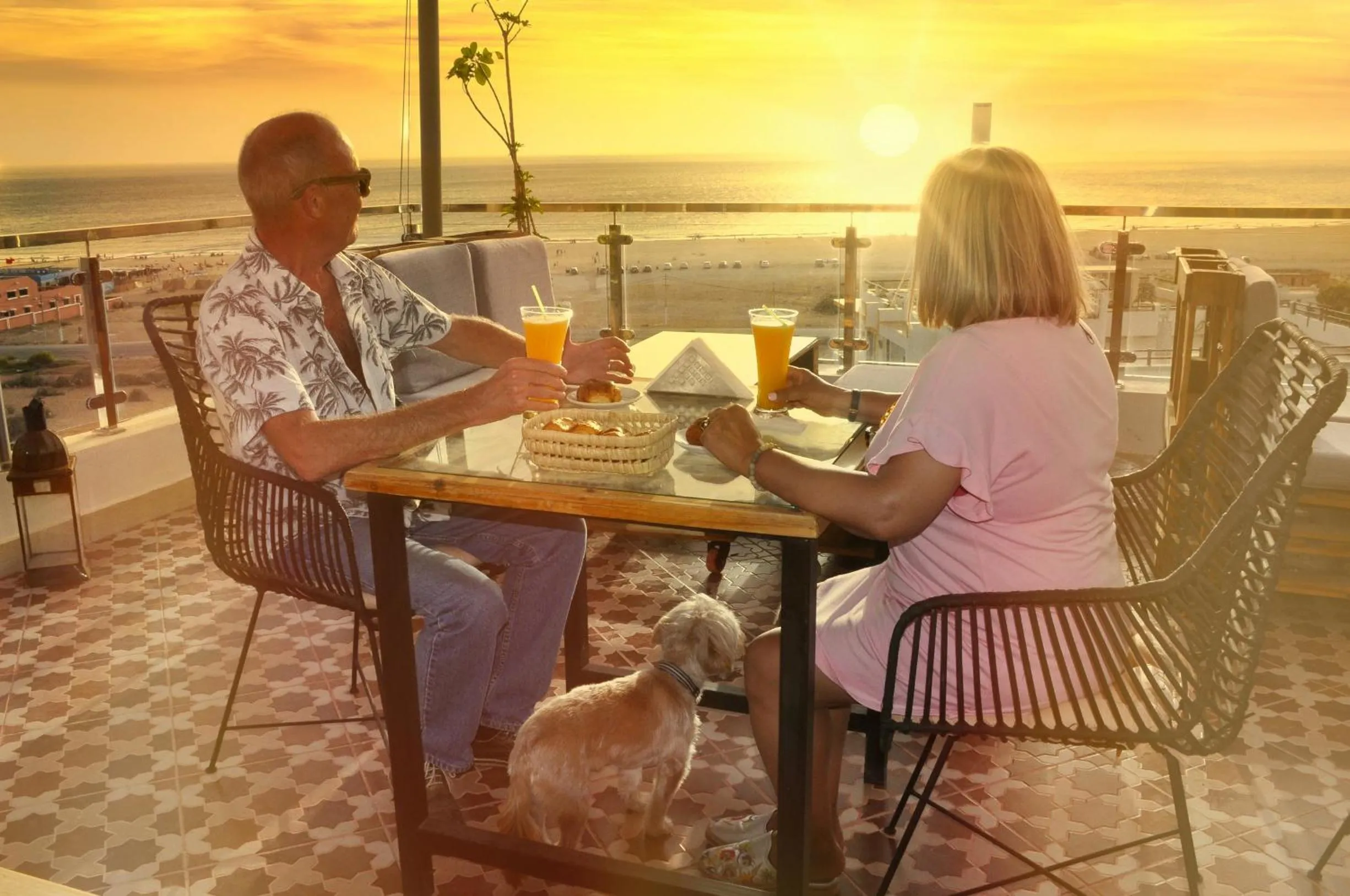Patio in BLUE WAVE LODGE