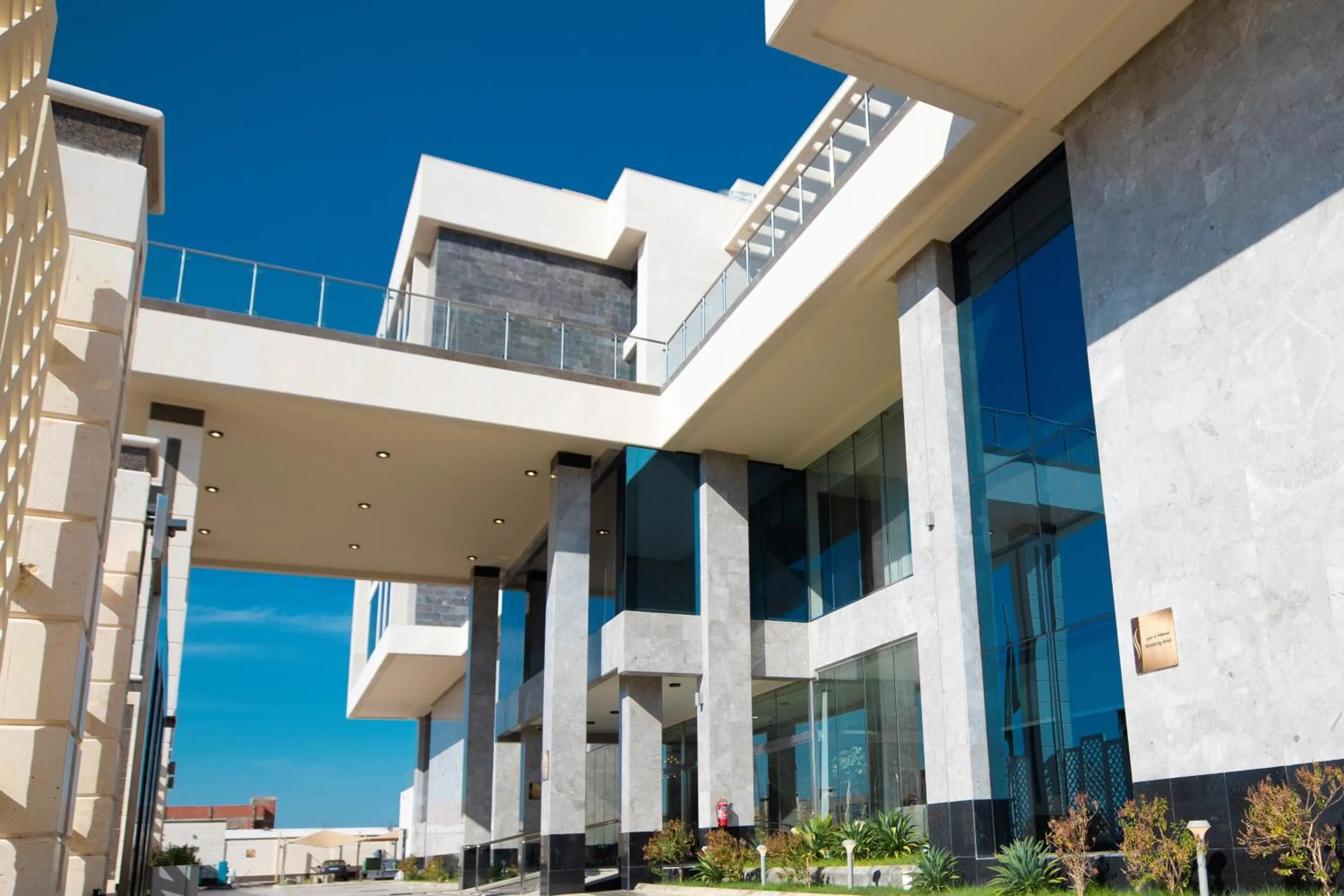 Facade/entrance in Waves Hotel