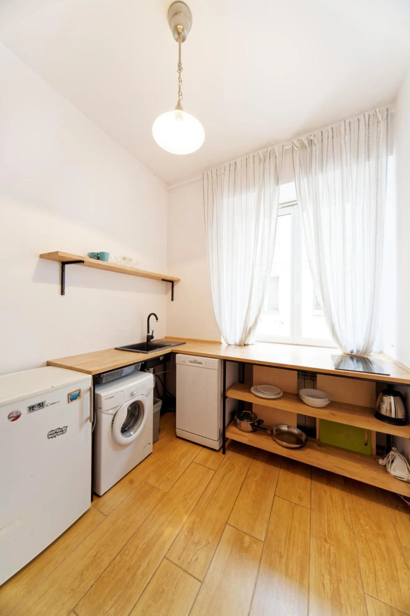 Kitchen or kitchenette in Old Town Kanonia Rooms & Apartments