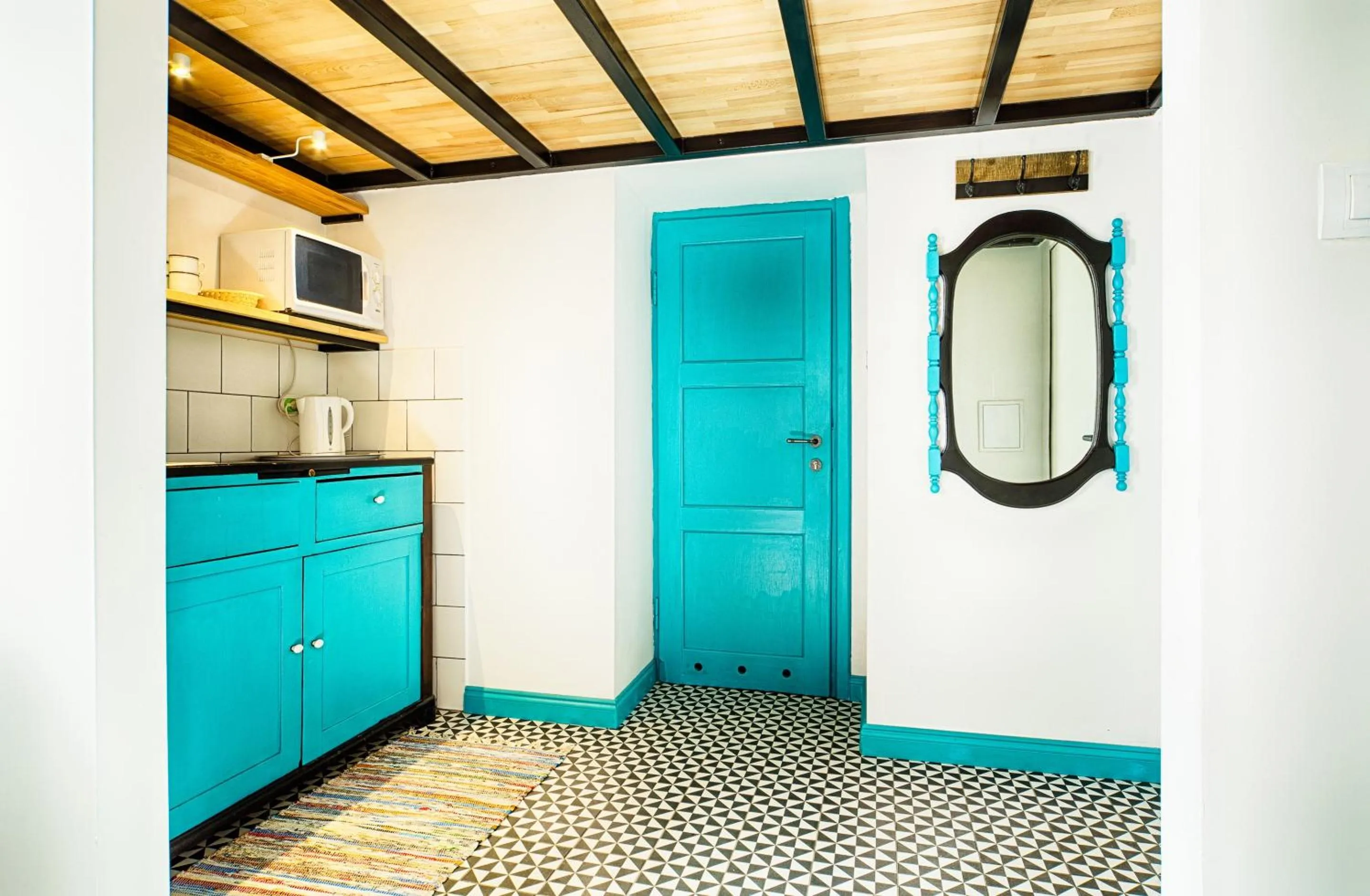 Kitchen or kitchenette in Old Town Kanonia Rooms & Apartments