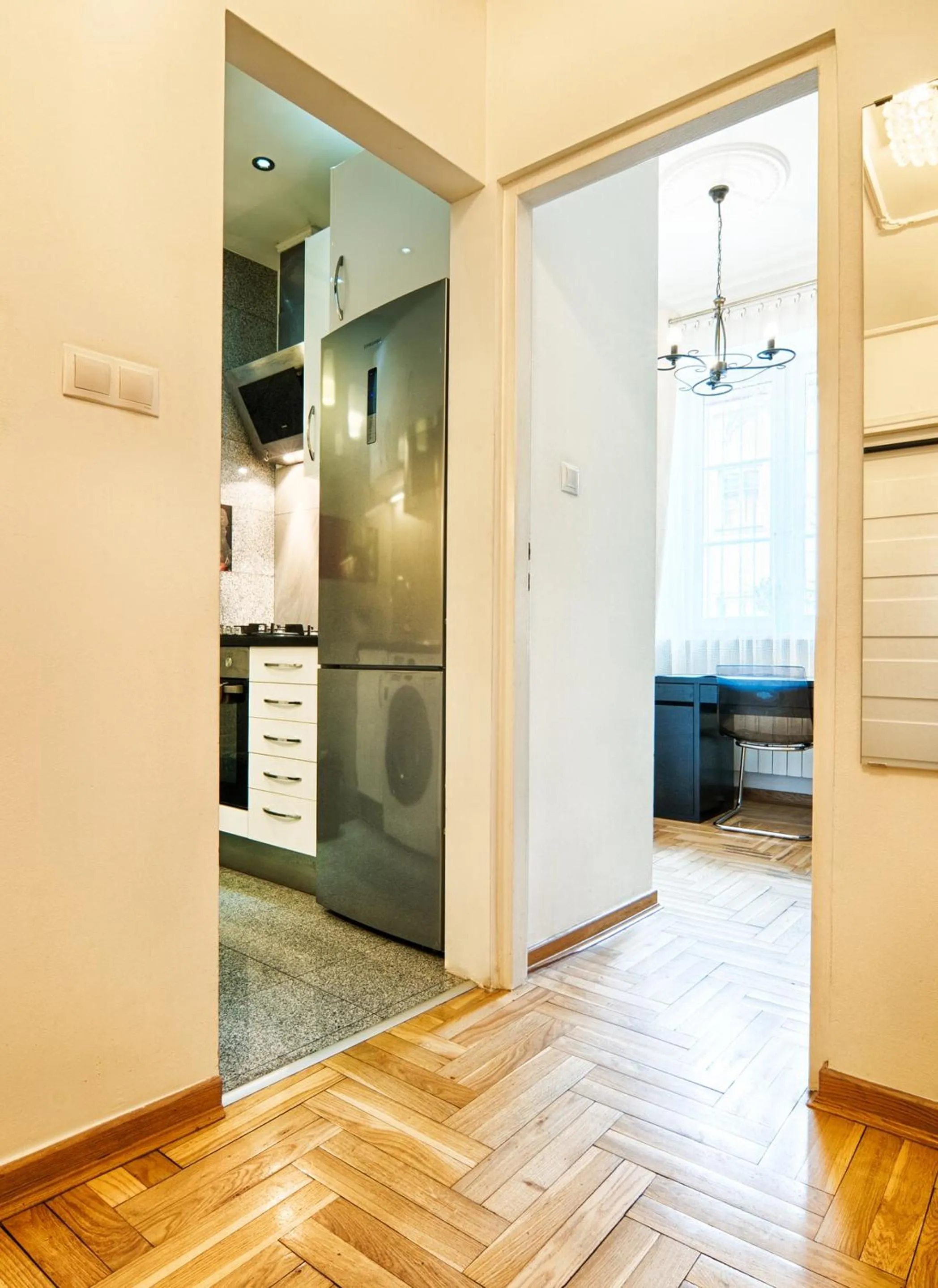 Kitchen or kitchenette in Old Town Kanonia Rooms & Apartments