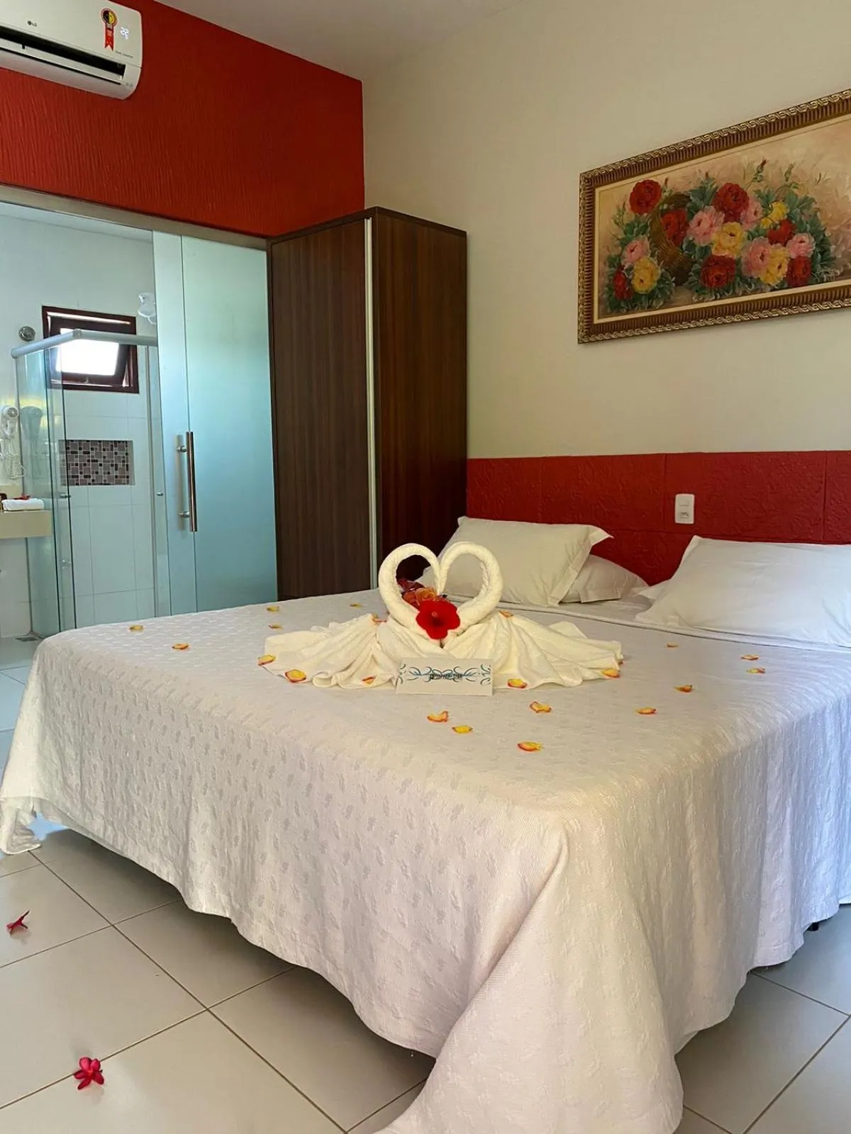 Bed in Pousada Yapara-Tyba