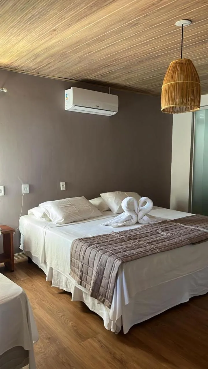 Bed in Pousada Yapara-Tyba